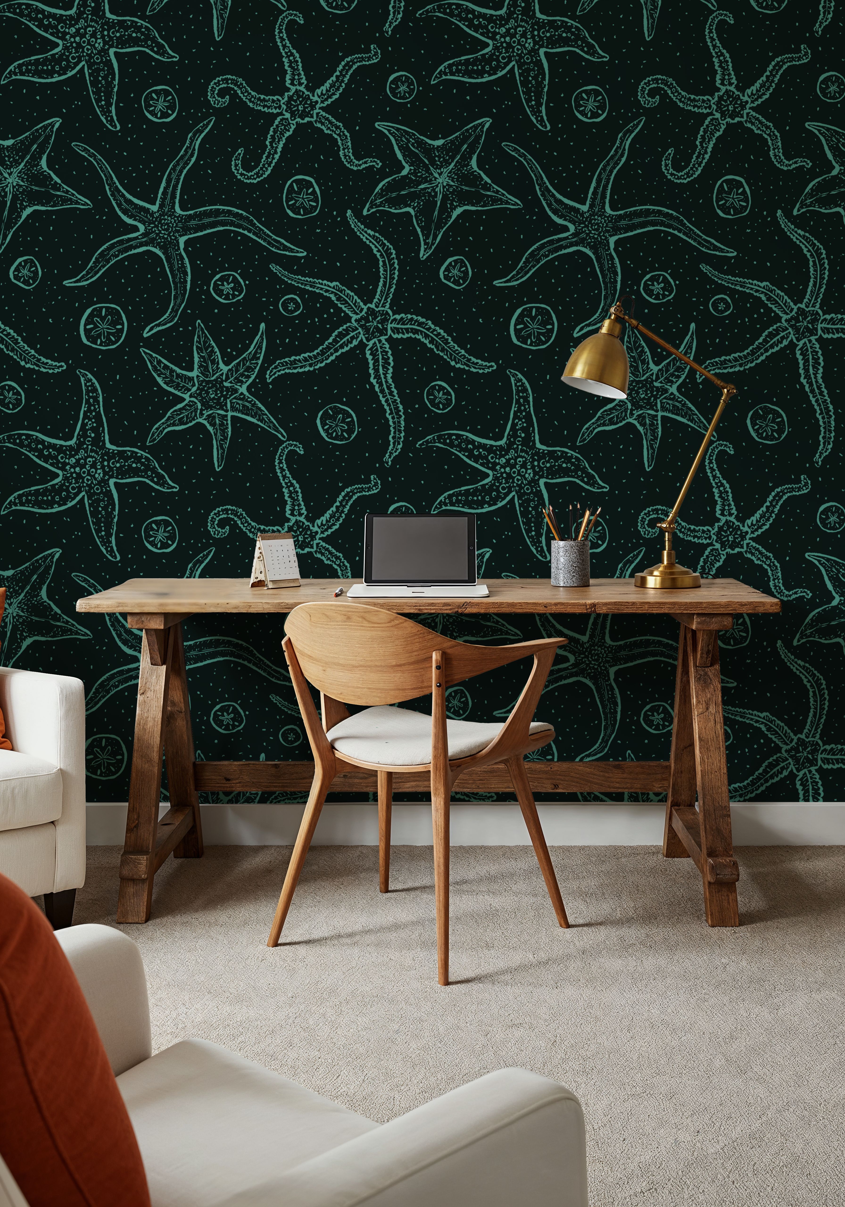 Echinoderms, Dark Blue