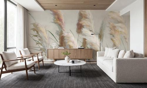 Neutral Pampas Grasses