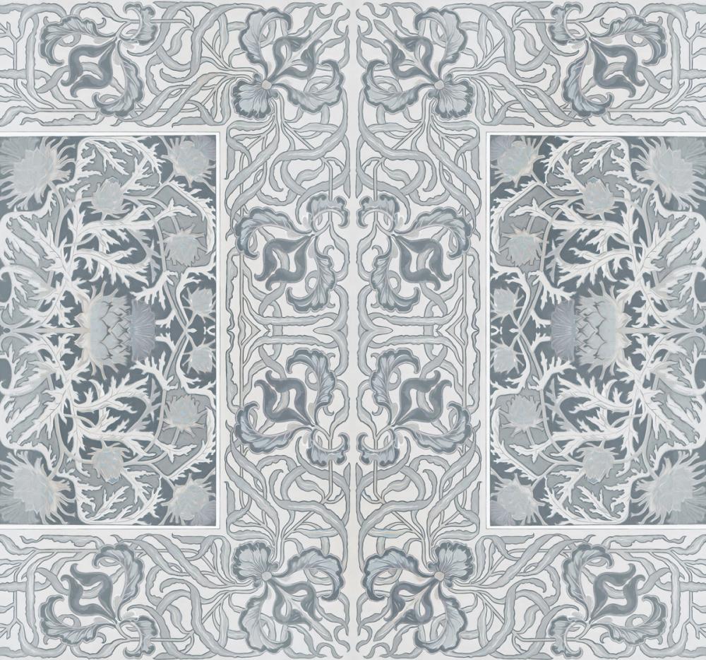 Iris & Thistle Ornament, Dove