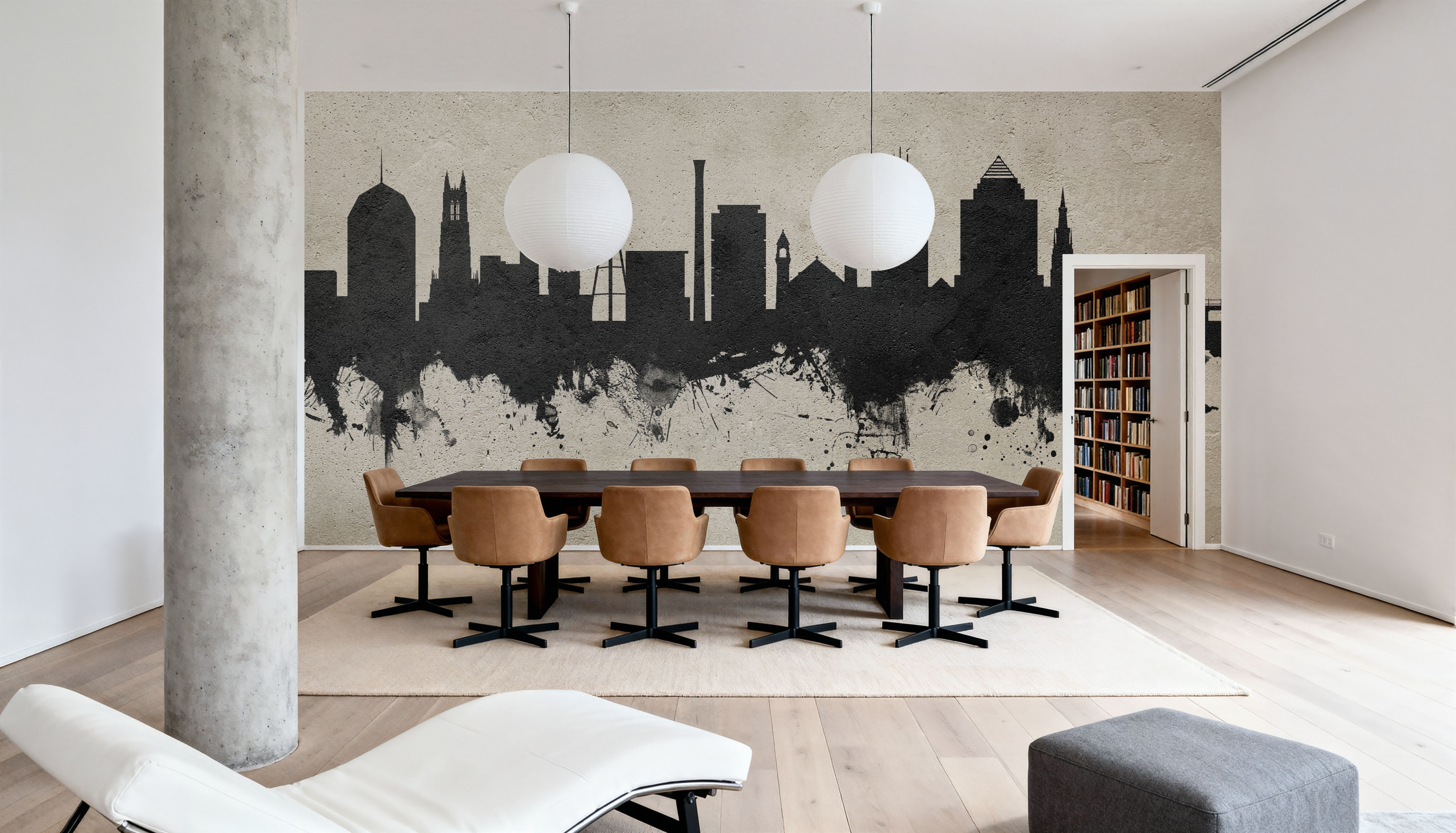 Durham North Carolina Skyline Concrete