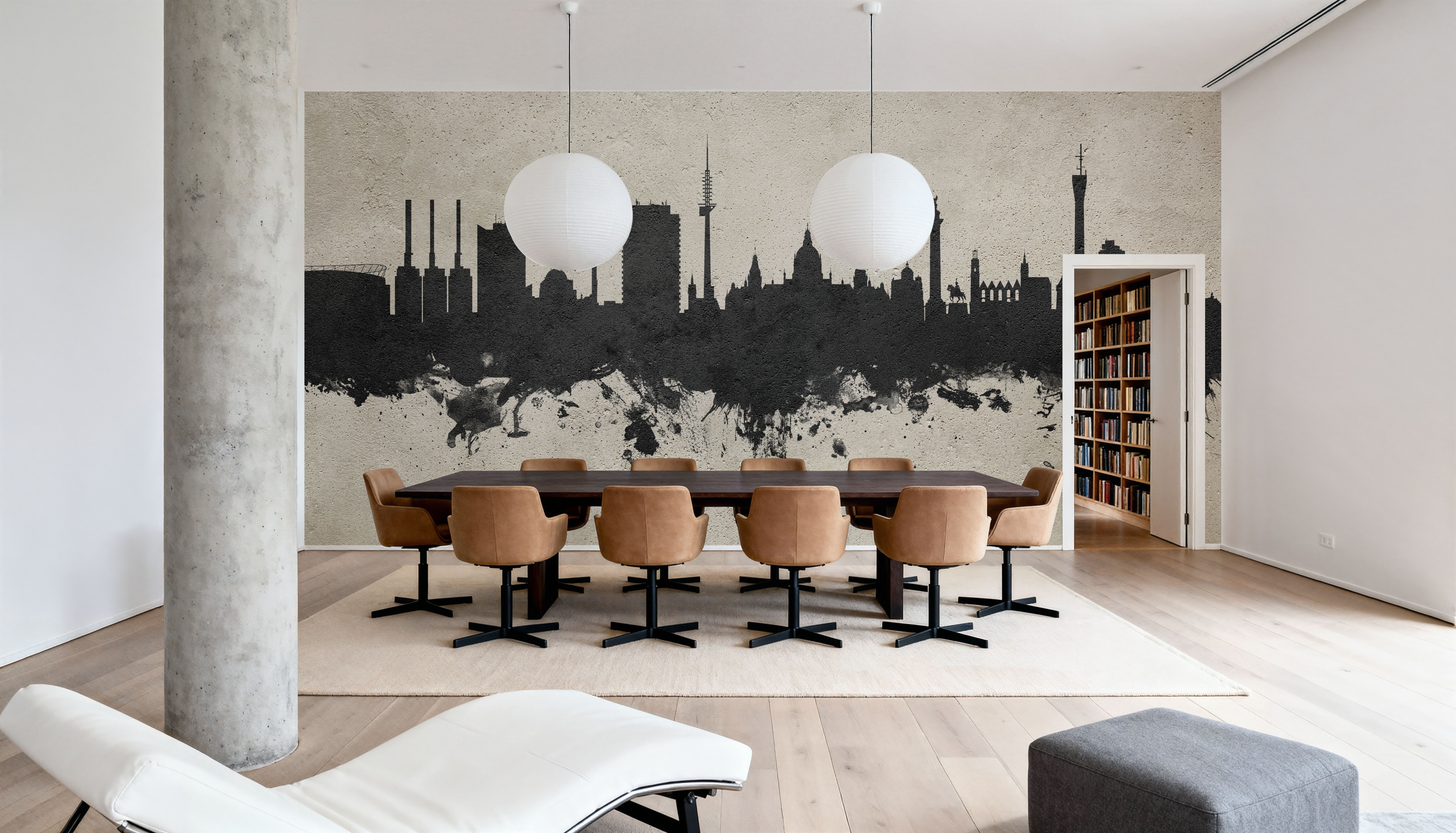 Hannover Germany Skyline Concrete