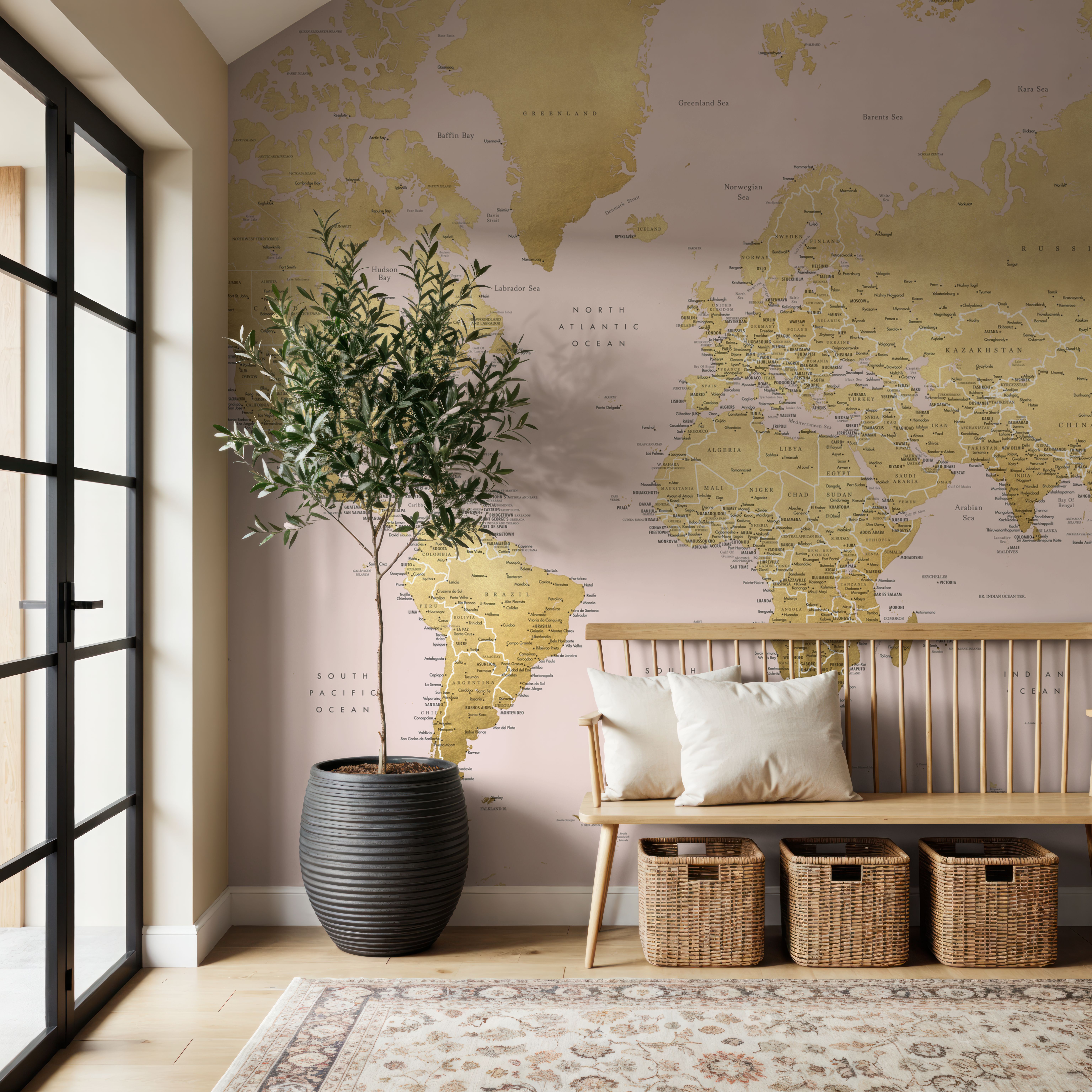 World Map Cities - Lalita