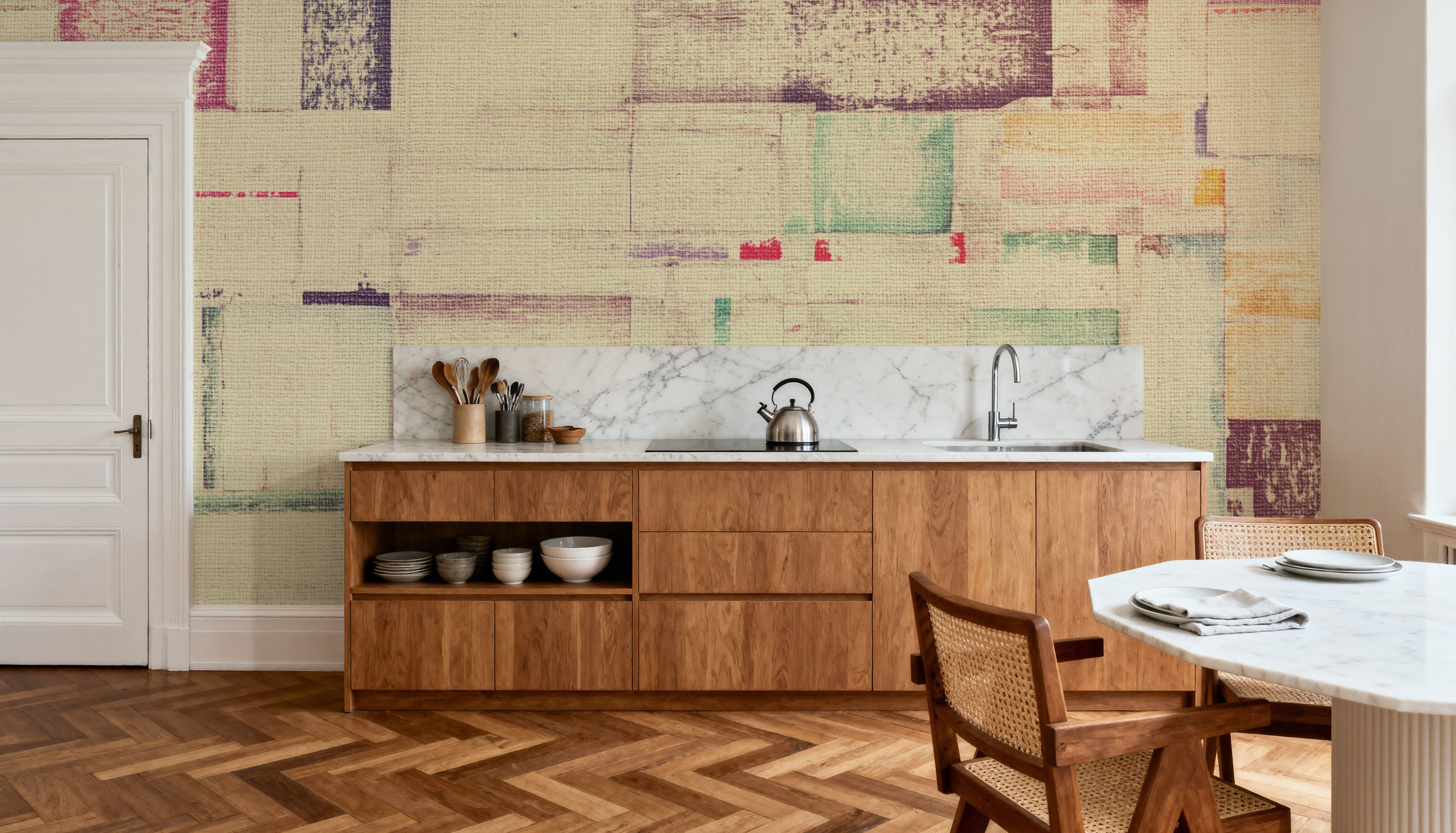 Geometric Patina, Wallpaper