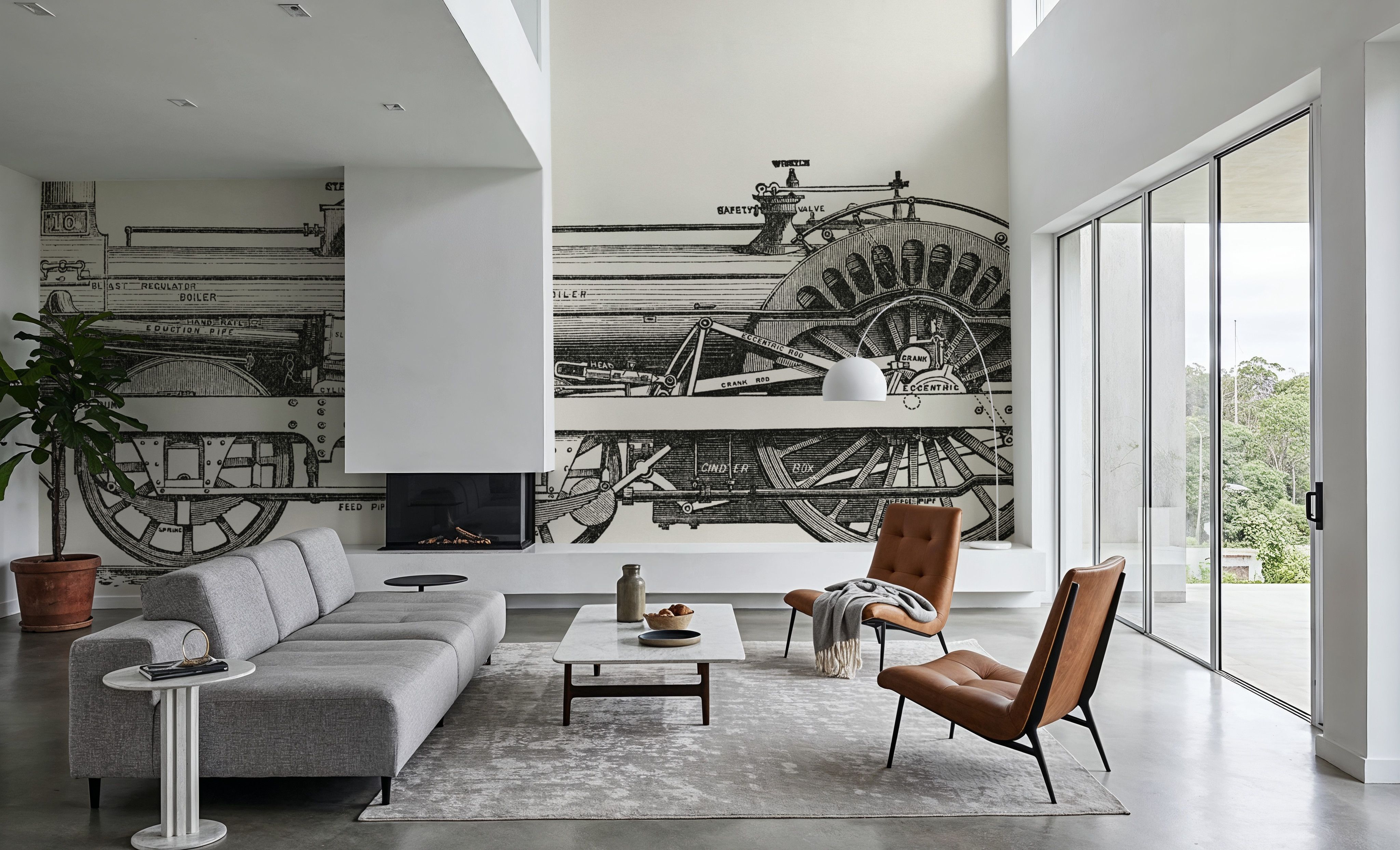 Locomotive Ahead, Wallpaper