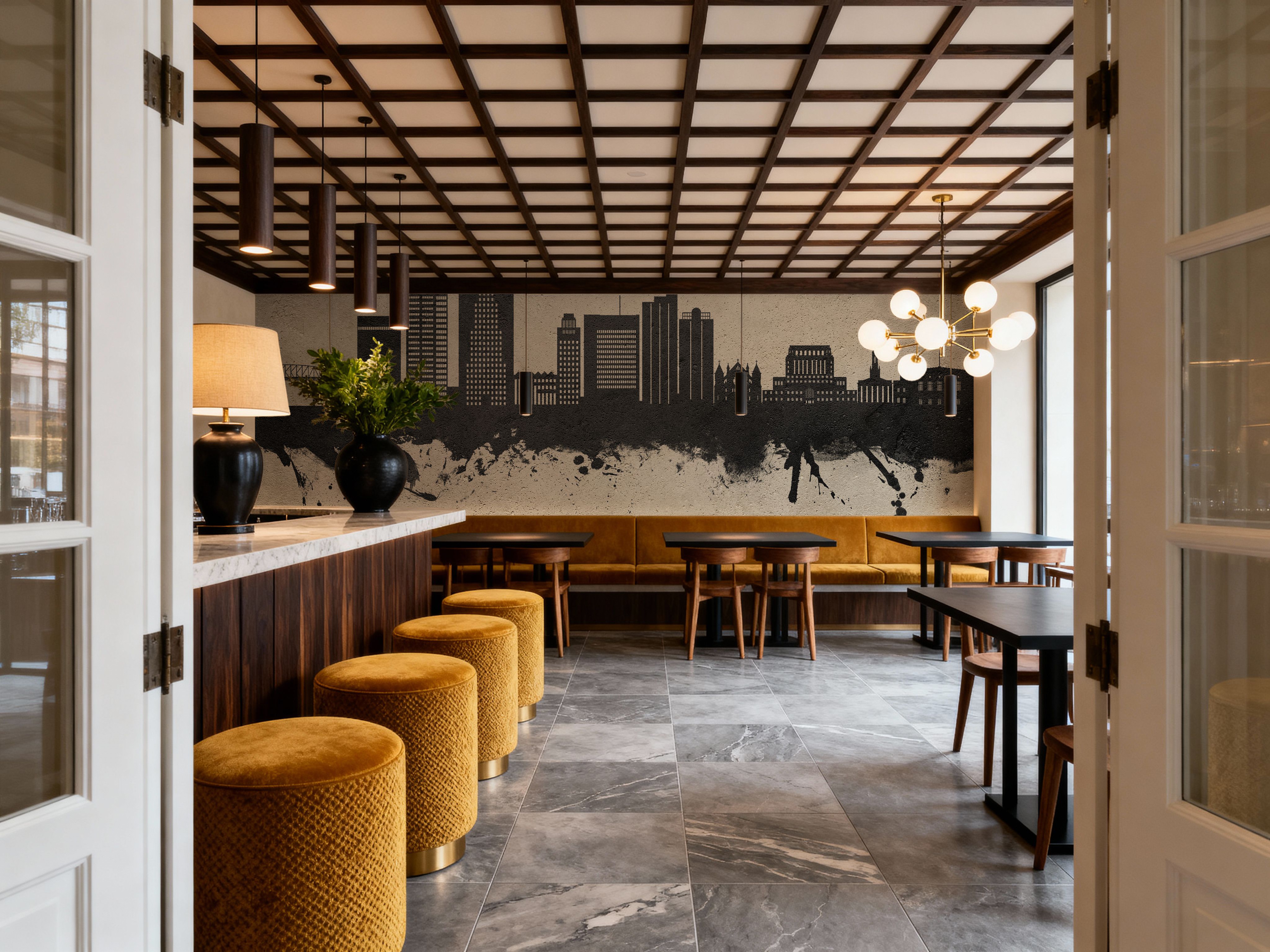 Shreveport Louisiana Skyline Concrete, Wallpaper