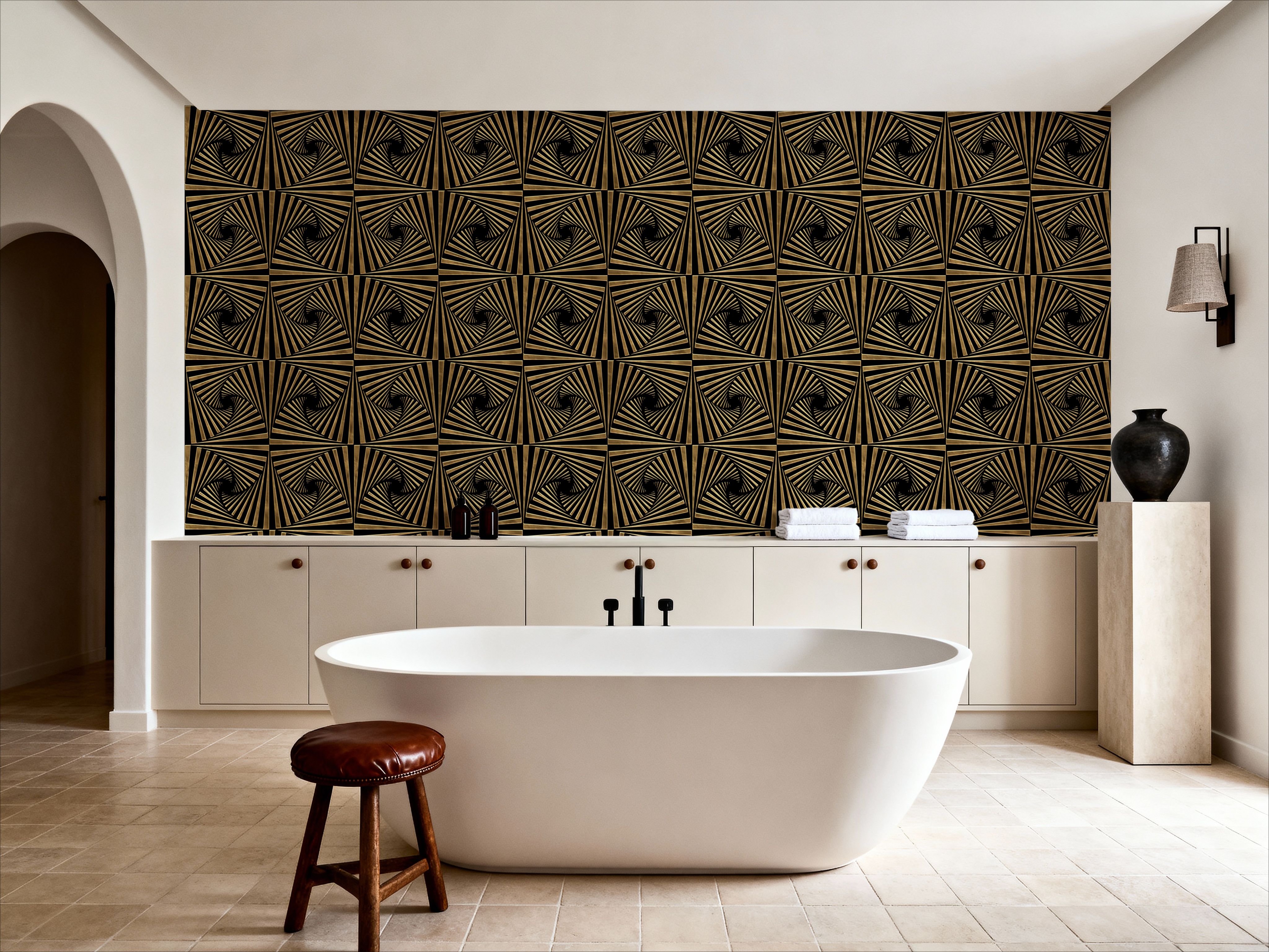 Art Deco Fans, Pattern