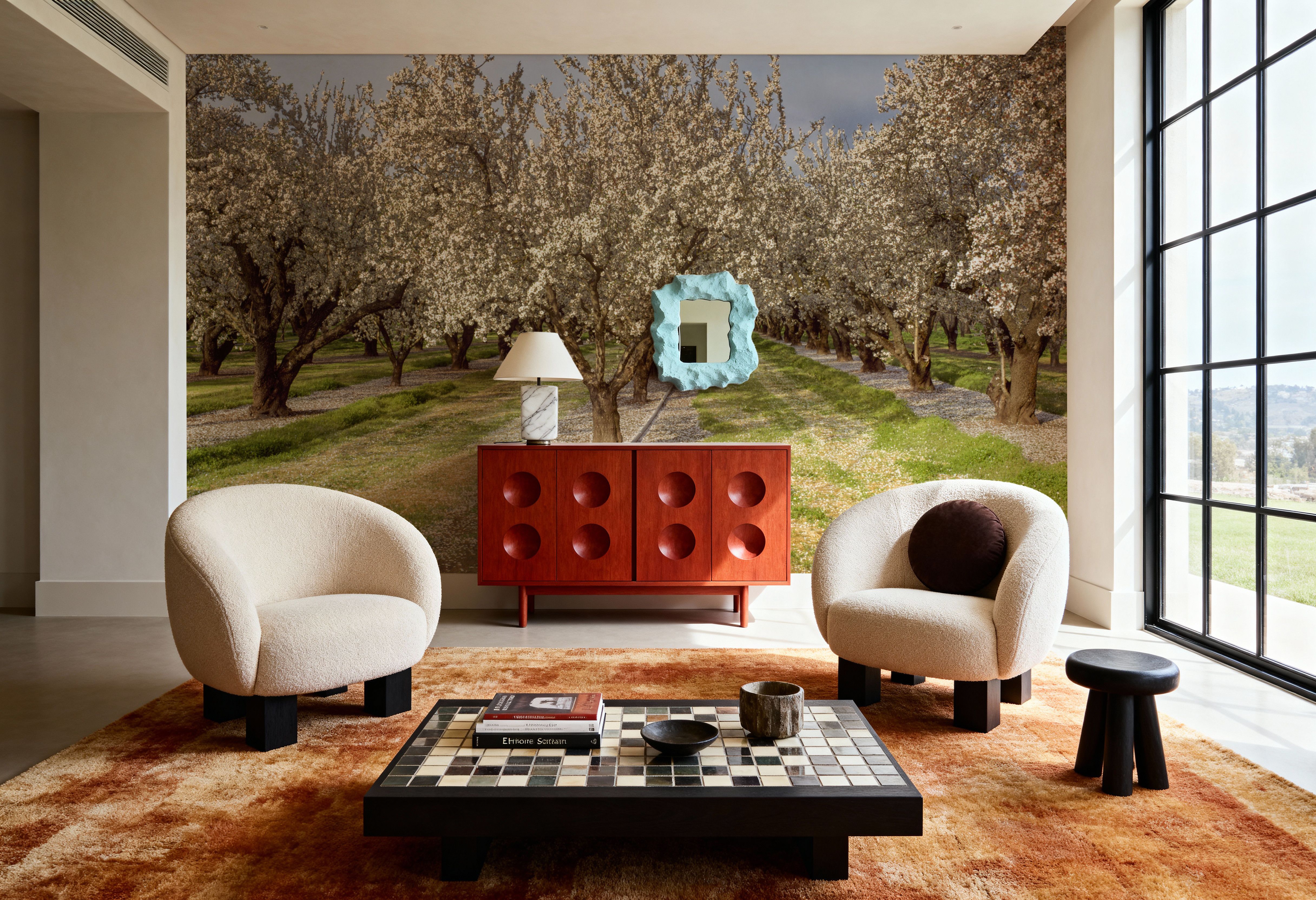 Blooming Almond Grove