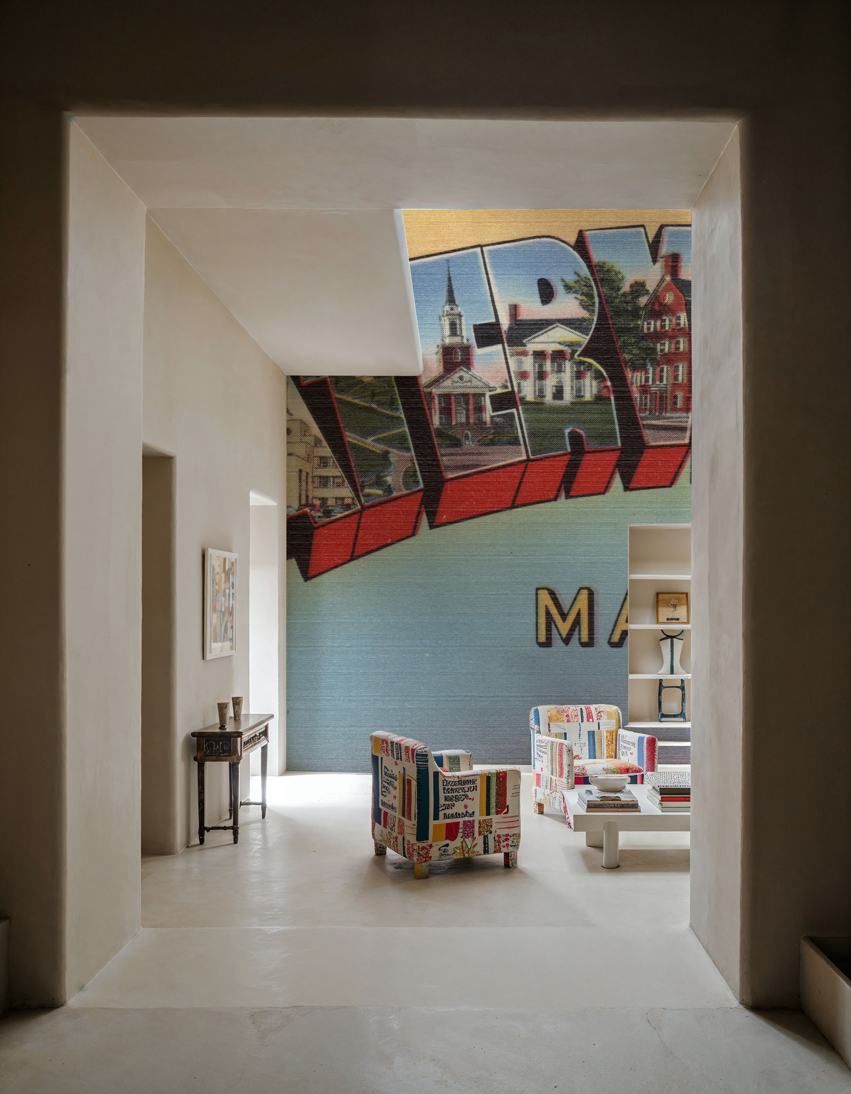 Greetings from Waterville - Screenprint Postcard