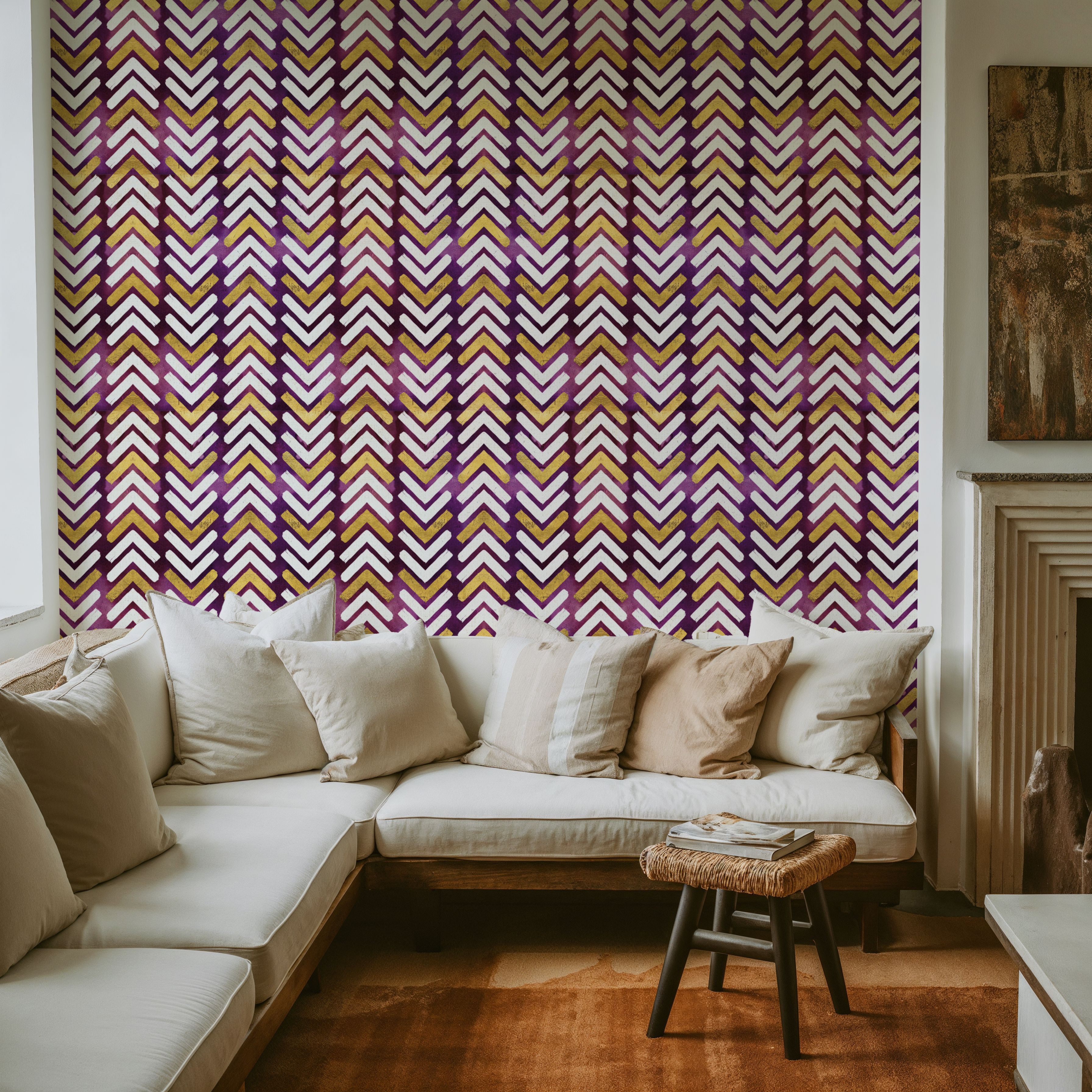 Bold Arrows Purple