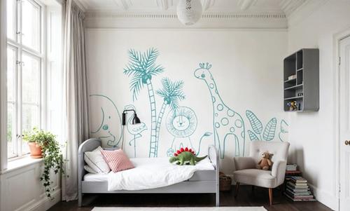 Calm & Cute Baby Animals, Teal