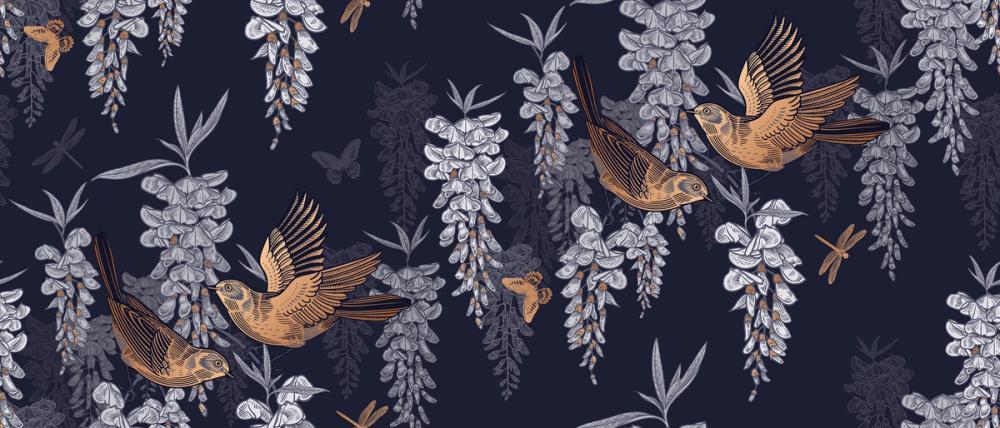 Elegant Birds Pattern