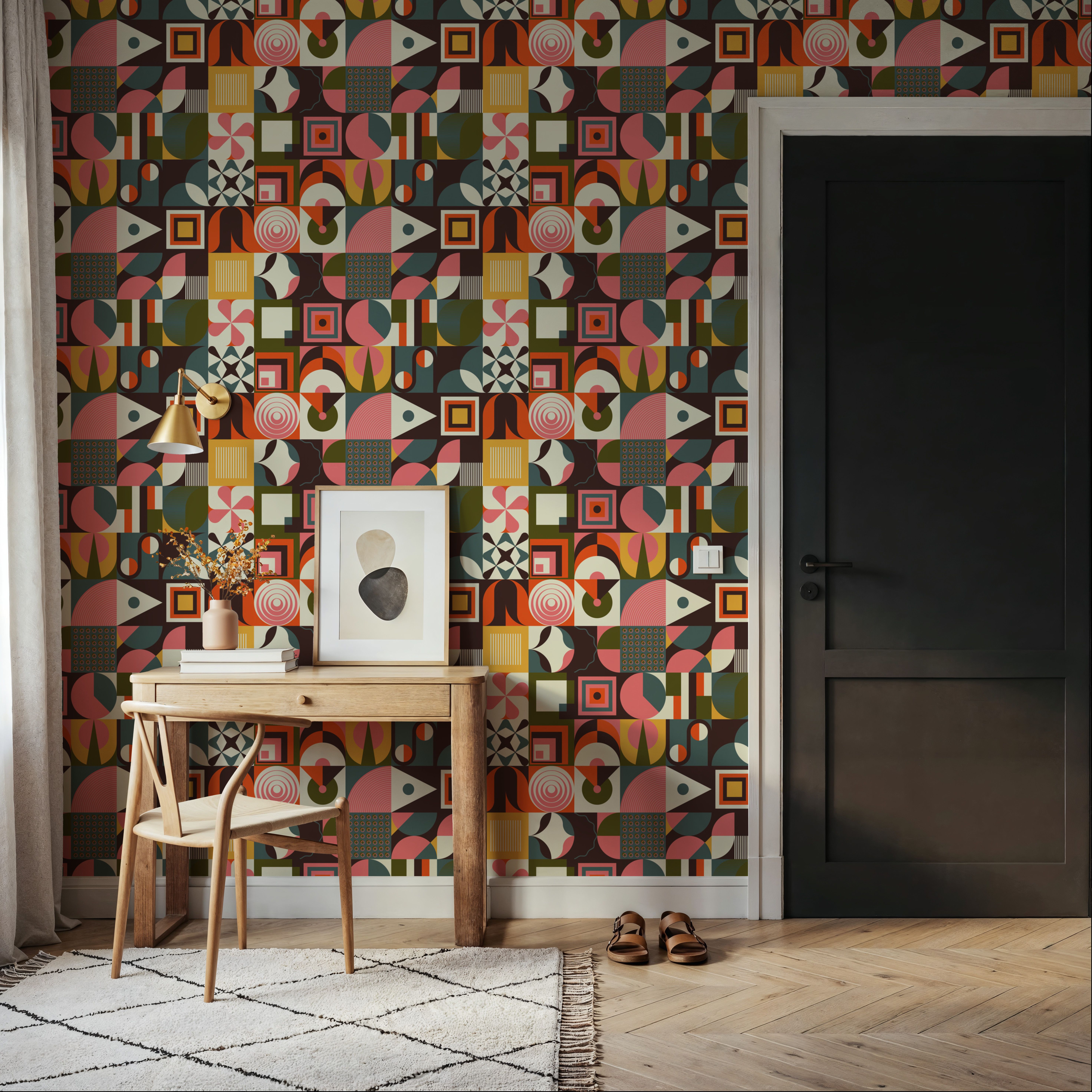 Mid Century Blocks Repeat