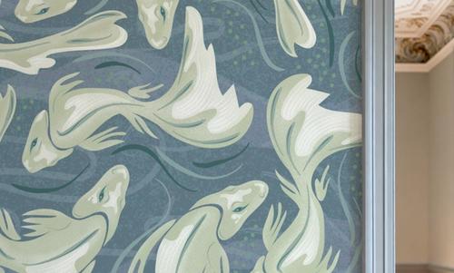 Koi Fish, Seafoam