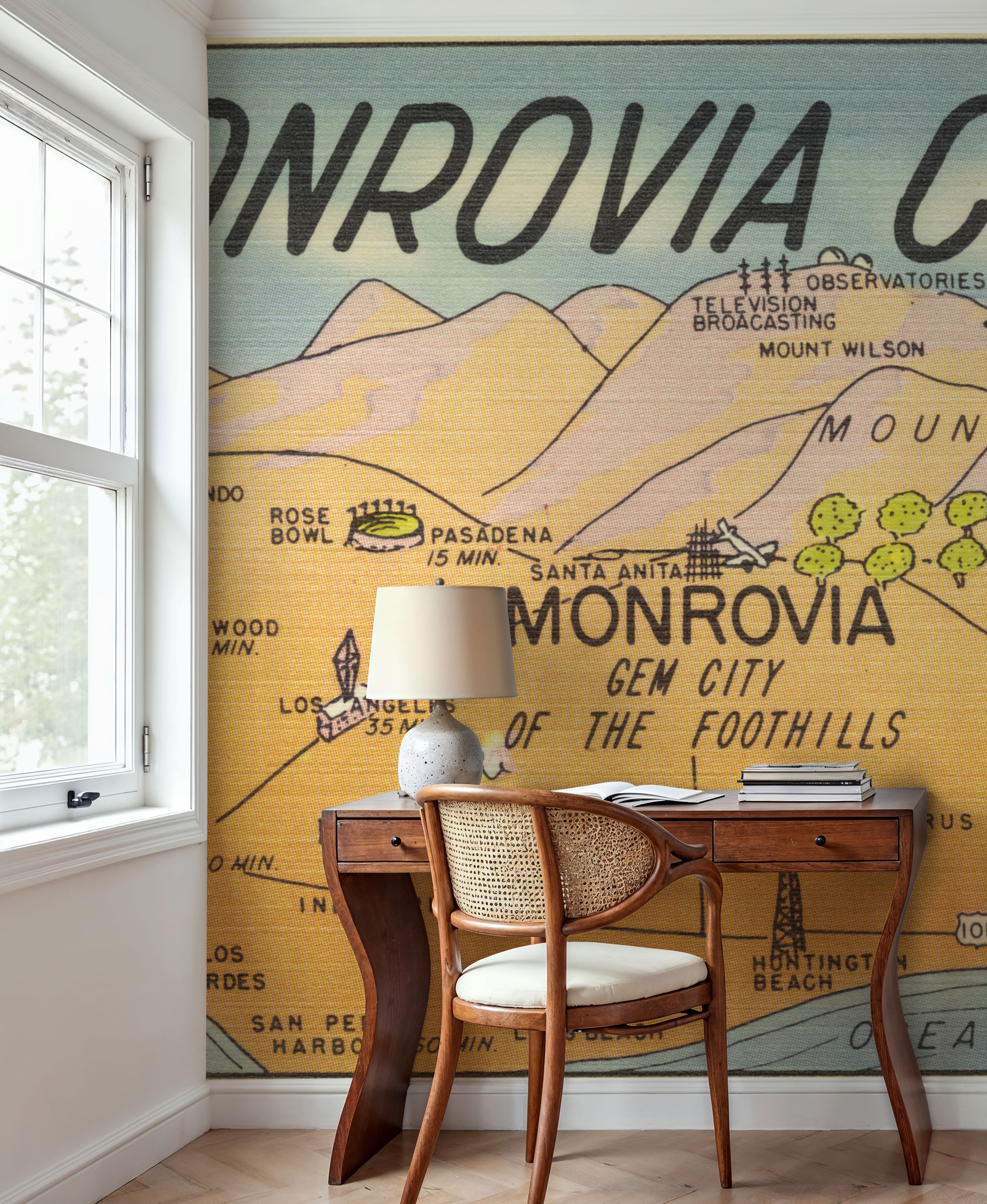 Greetings from Monrovia - Screenprint Postcard