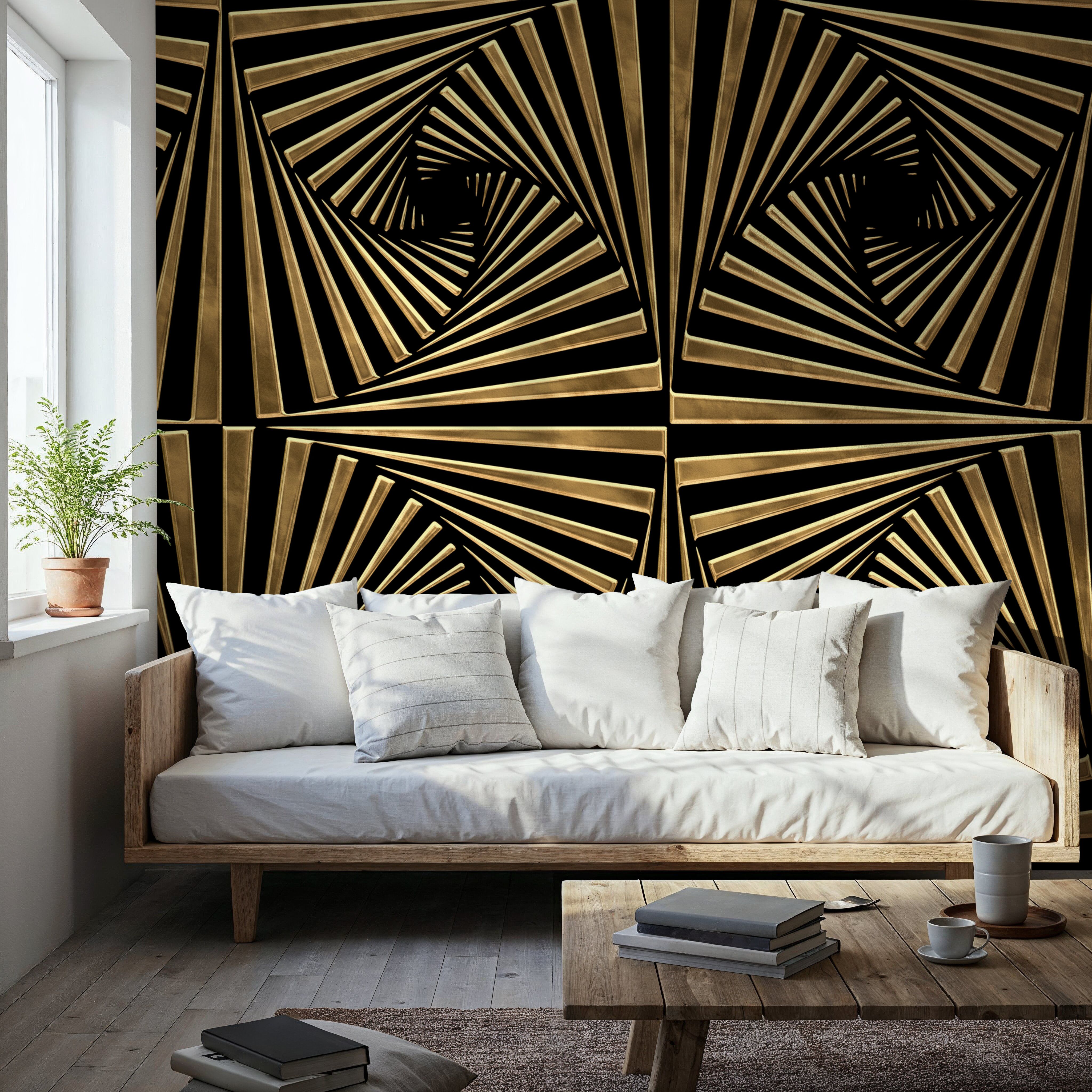 Art Deco Fans, Mural