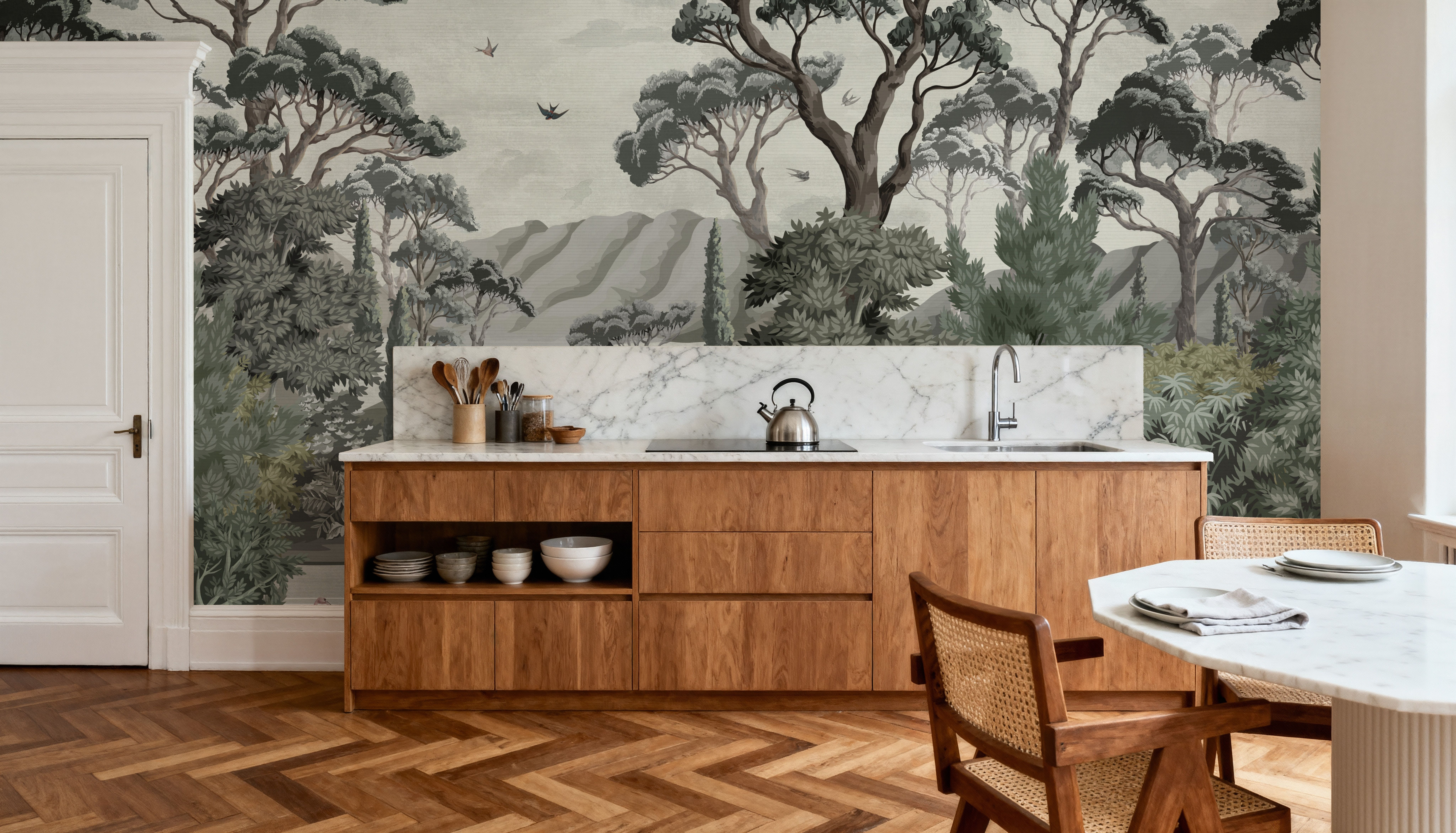 The Passage Green, Wallpaper