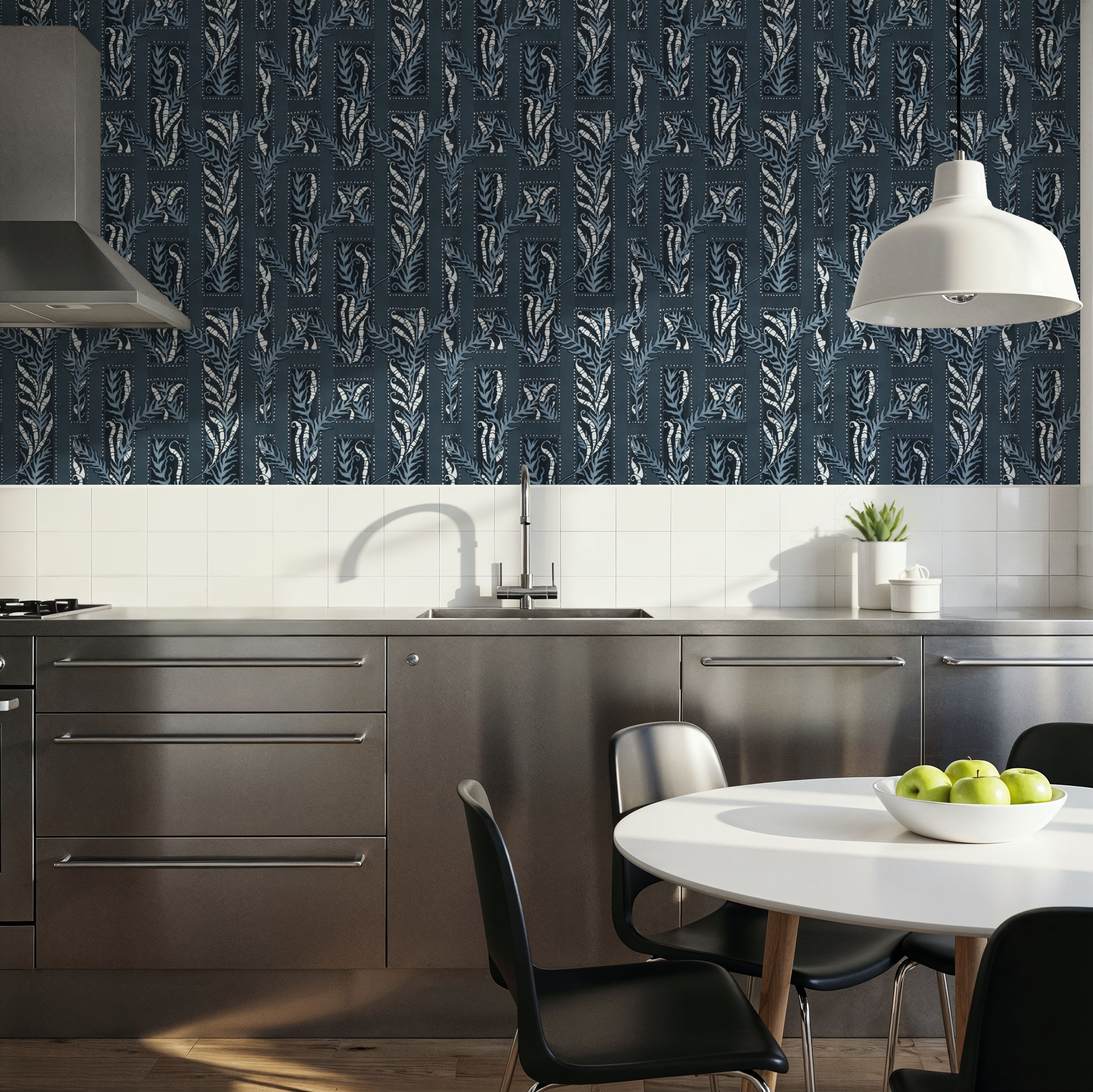 Samarkand Ferns, Aegan Blue