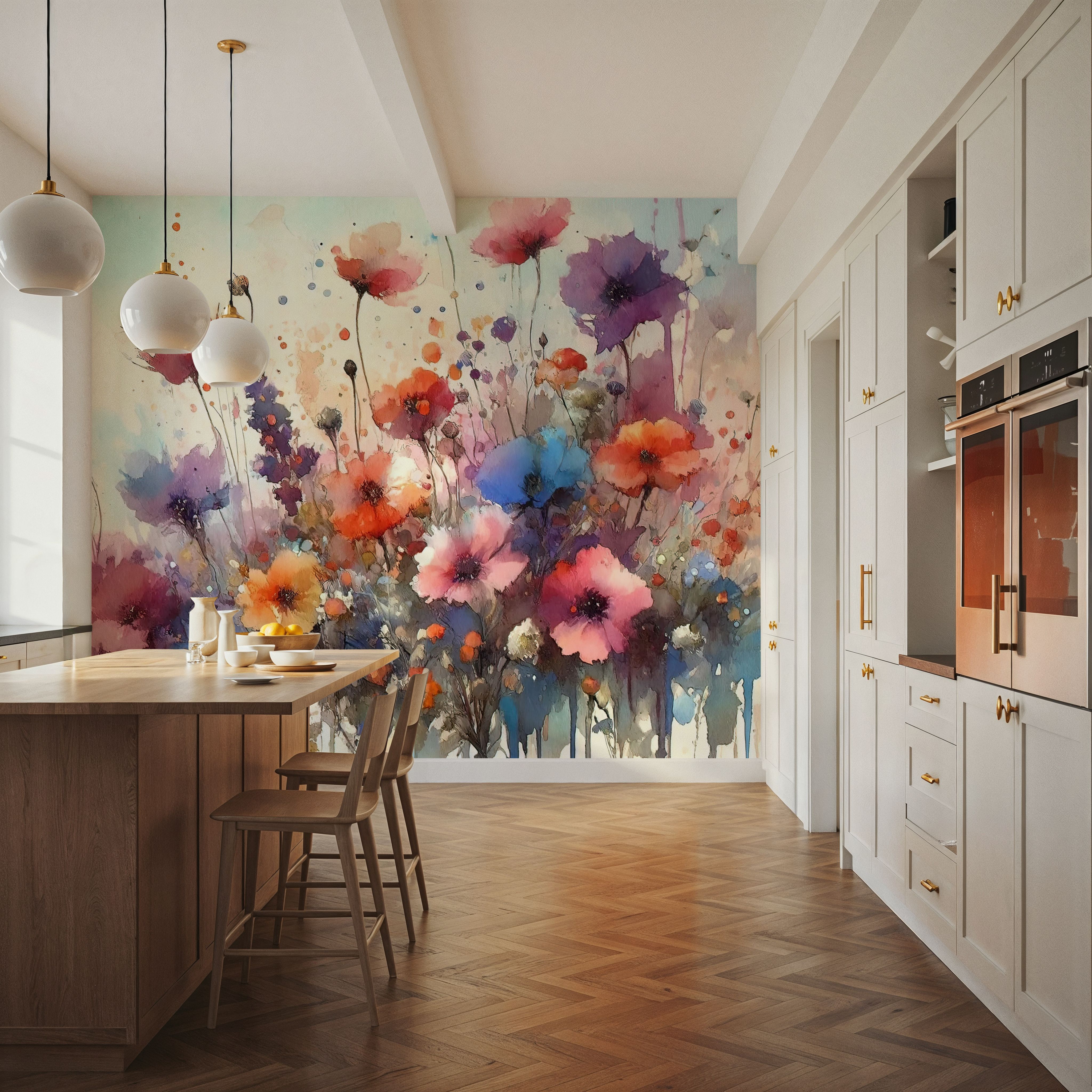 Vibrant Meadow of Wildflowers in Bloom