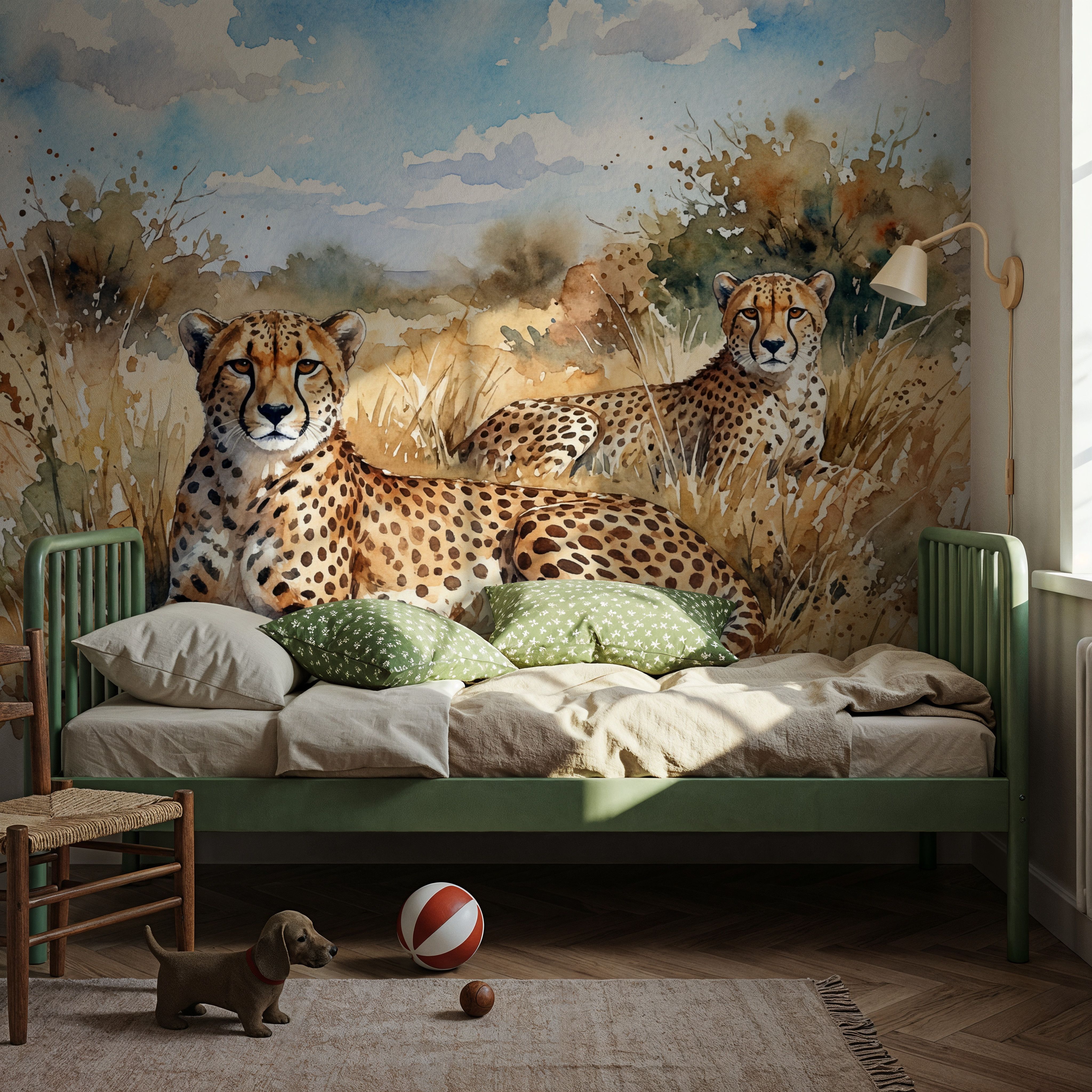 Cheetahs - Watercolor Predators Series