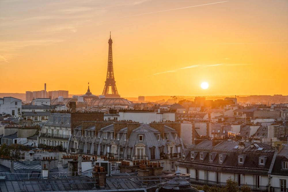 Sunset in Paris