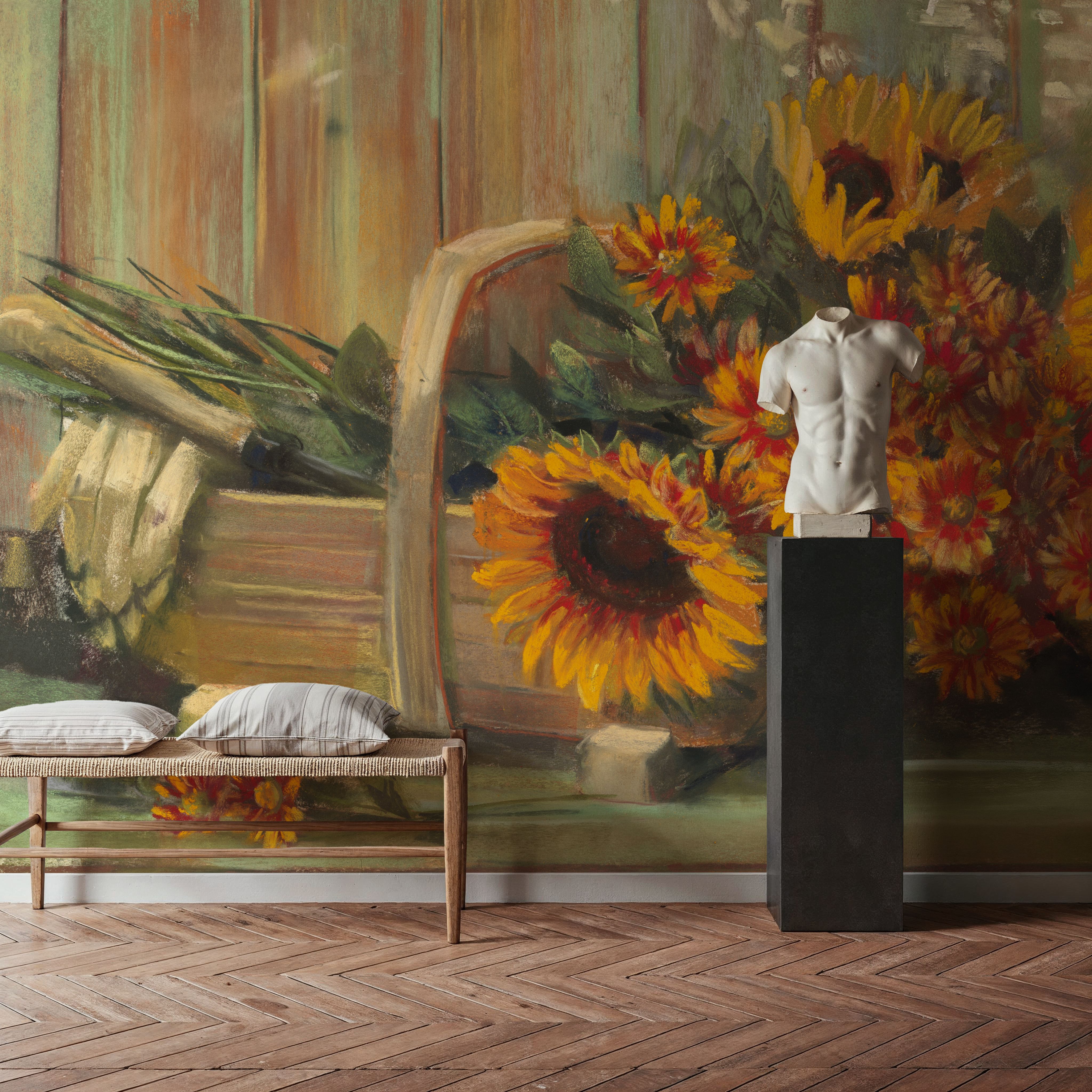 Sunflowers and Mums