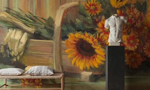 Sunflowers and Mums