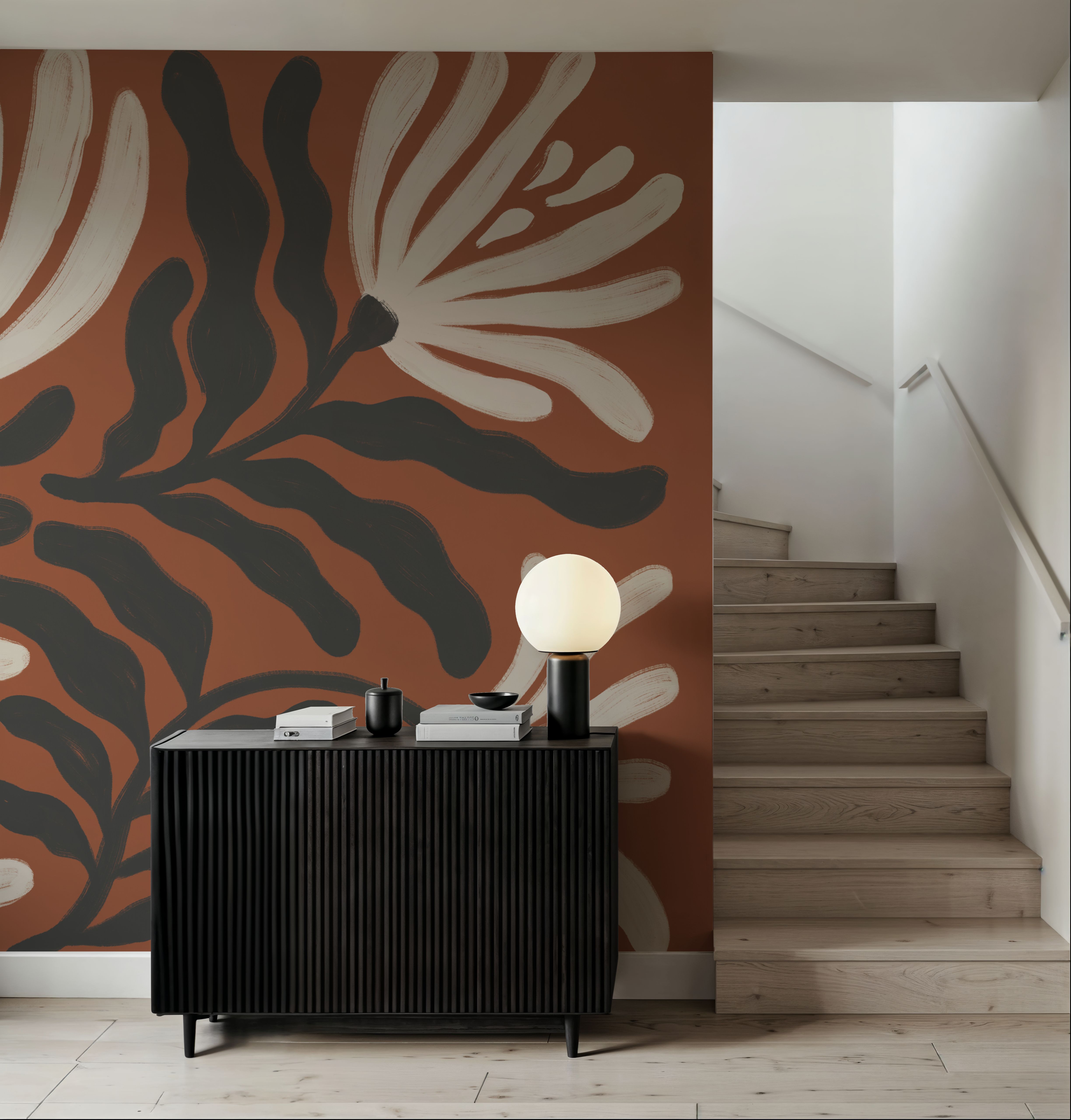 Simple Petals I Brown