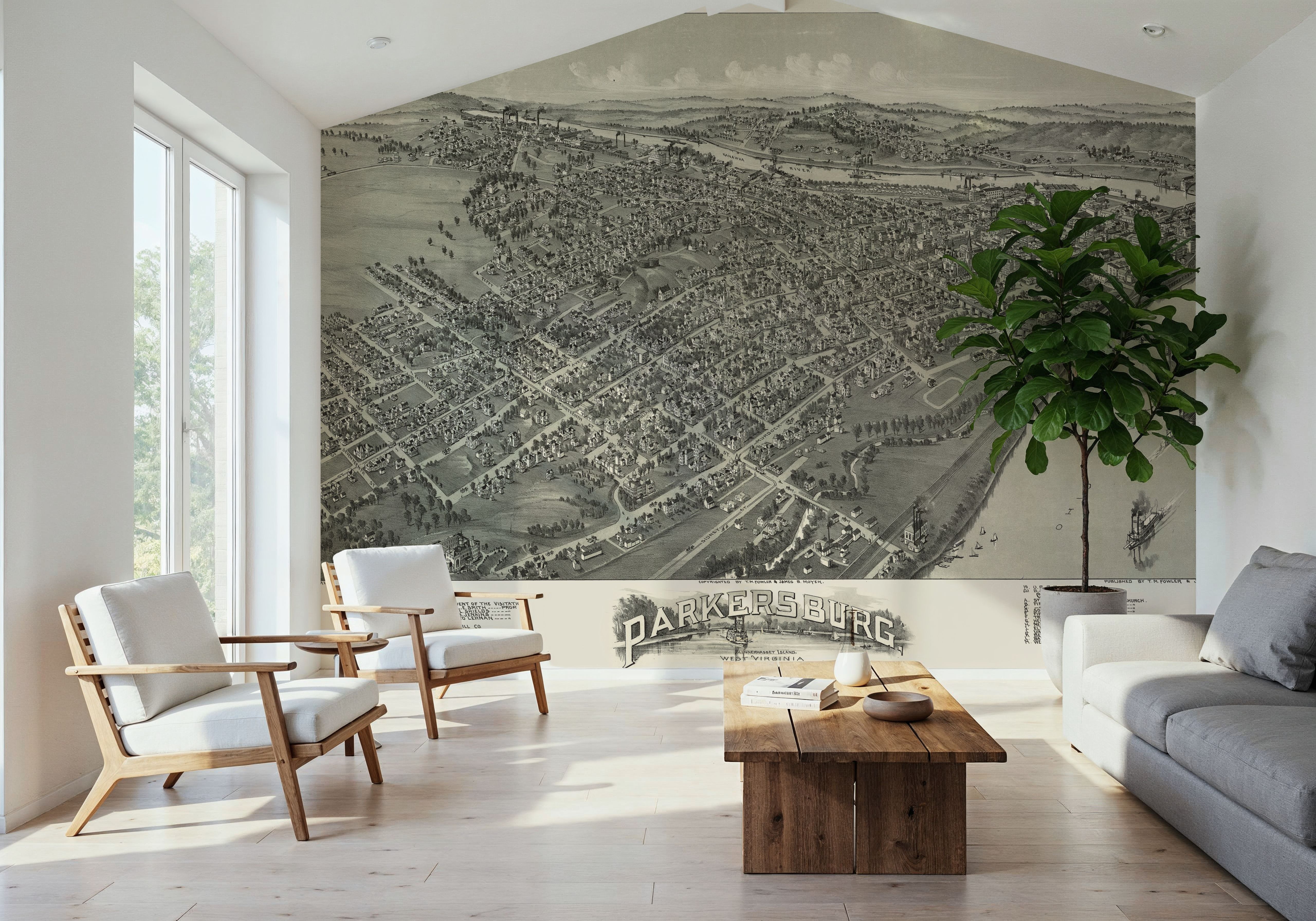 Parkersburg 1899, Wallpaper