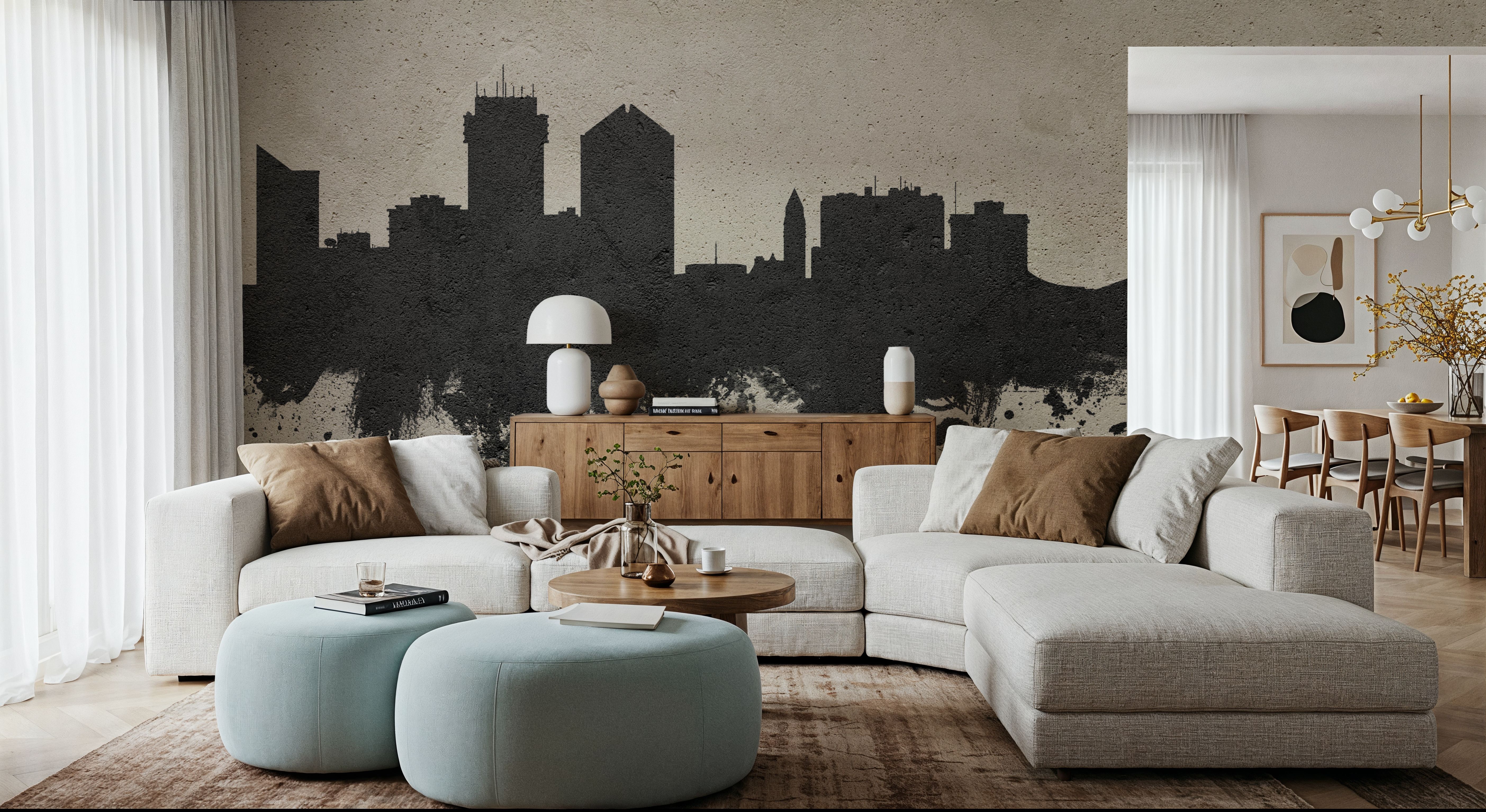 Wichita Kansas Skyline Concrete