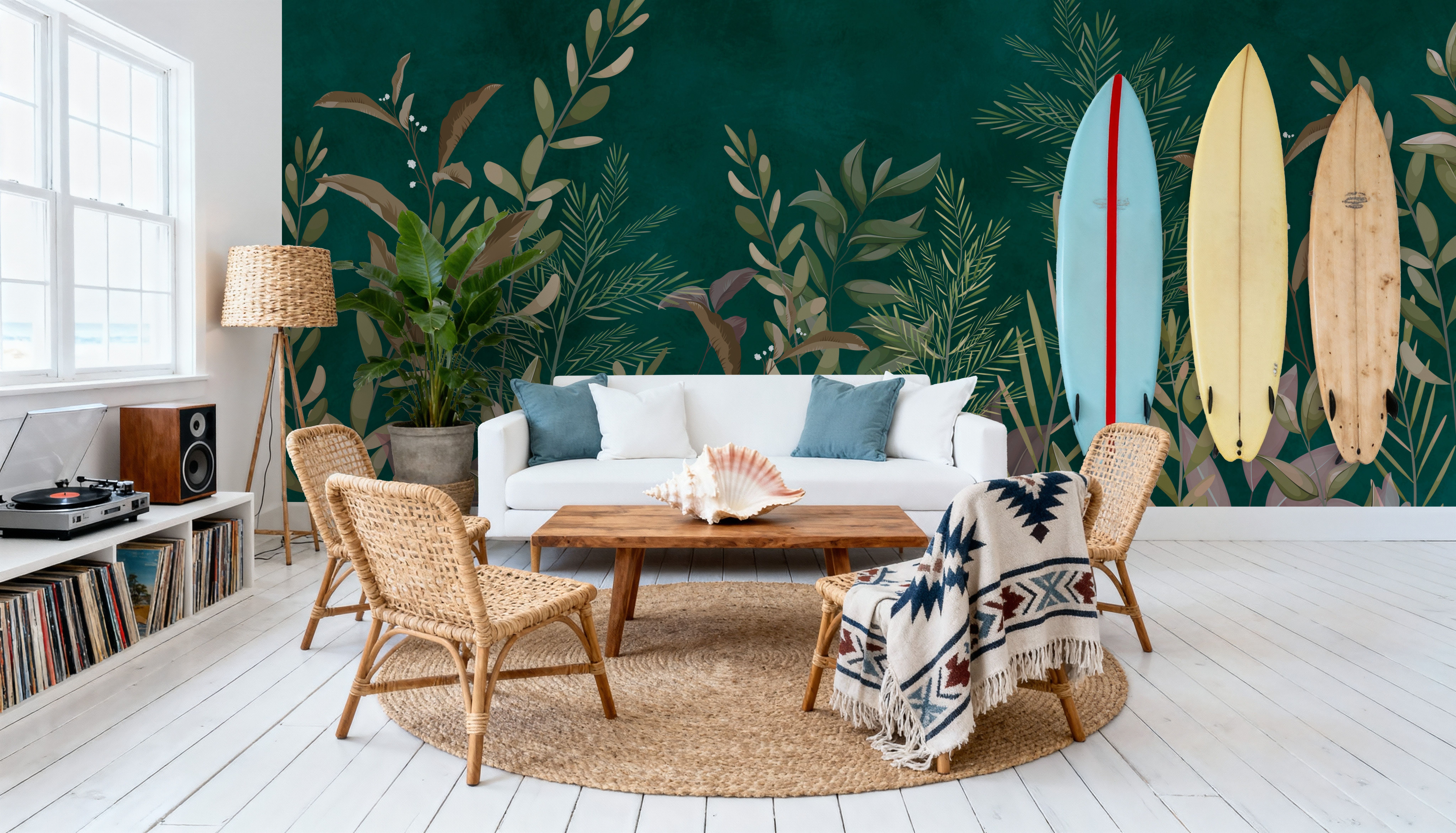 Plants Going Somewhere, Behang