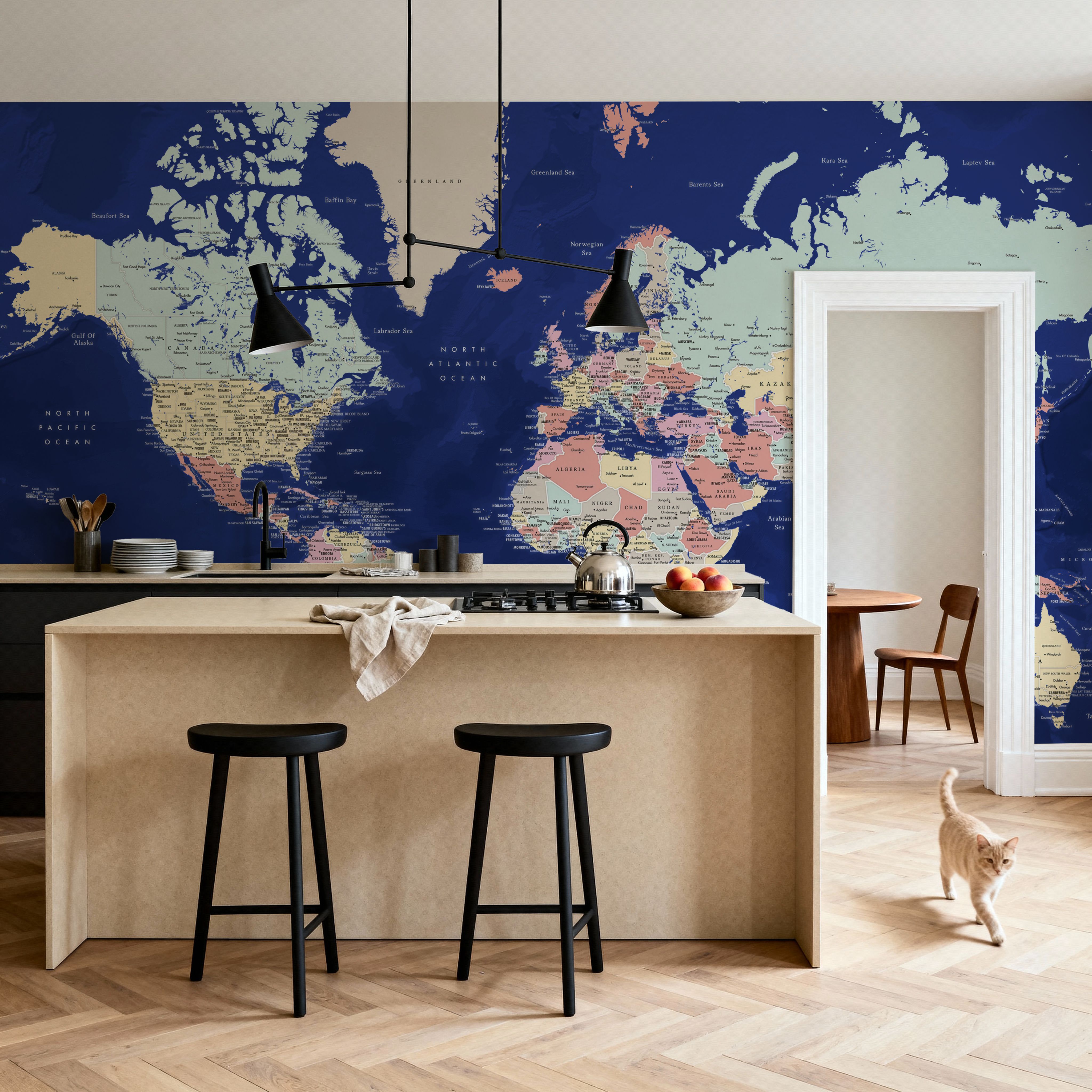 World Map Cities - Powa
