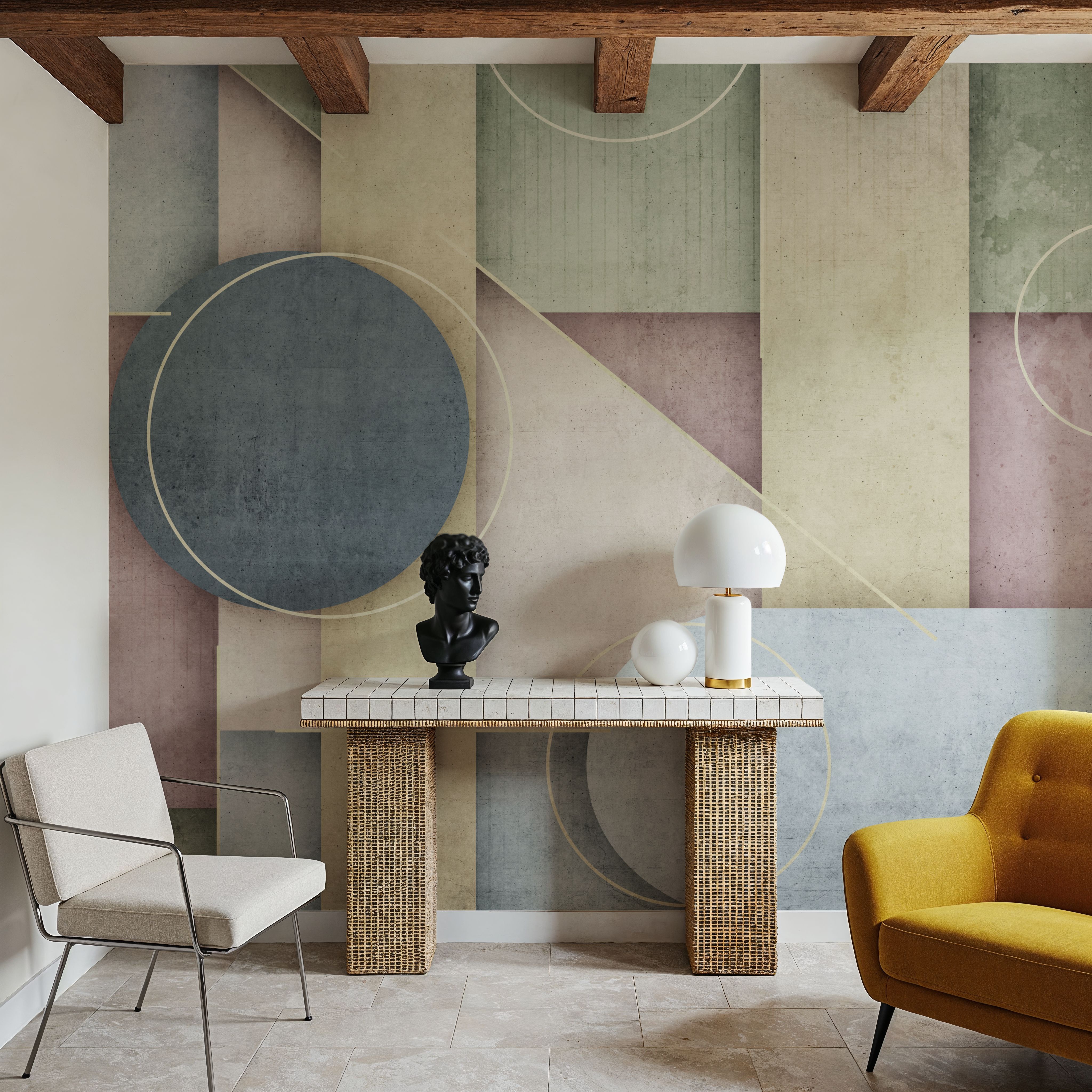 Bauhaus Concrete Wall