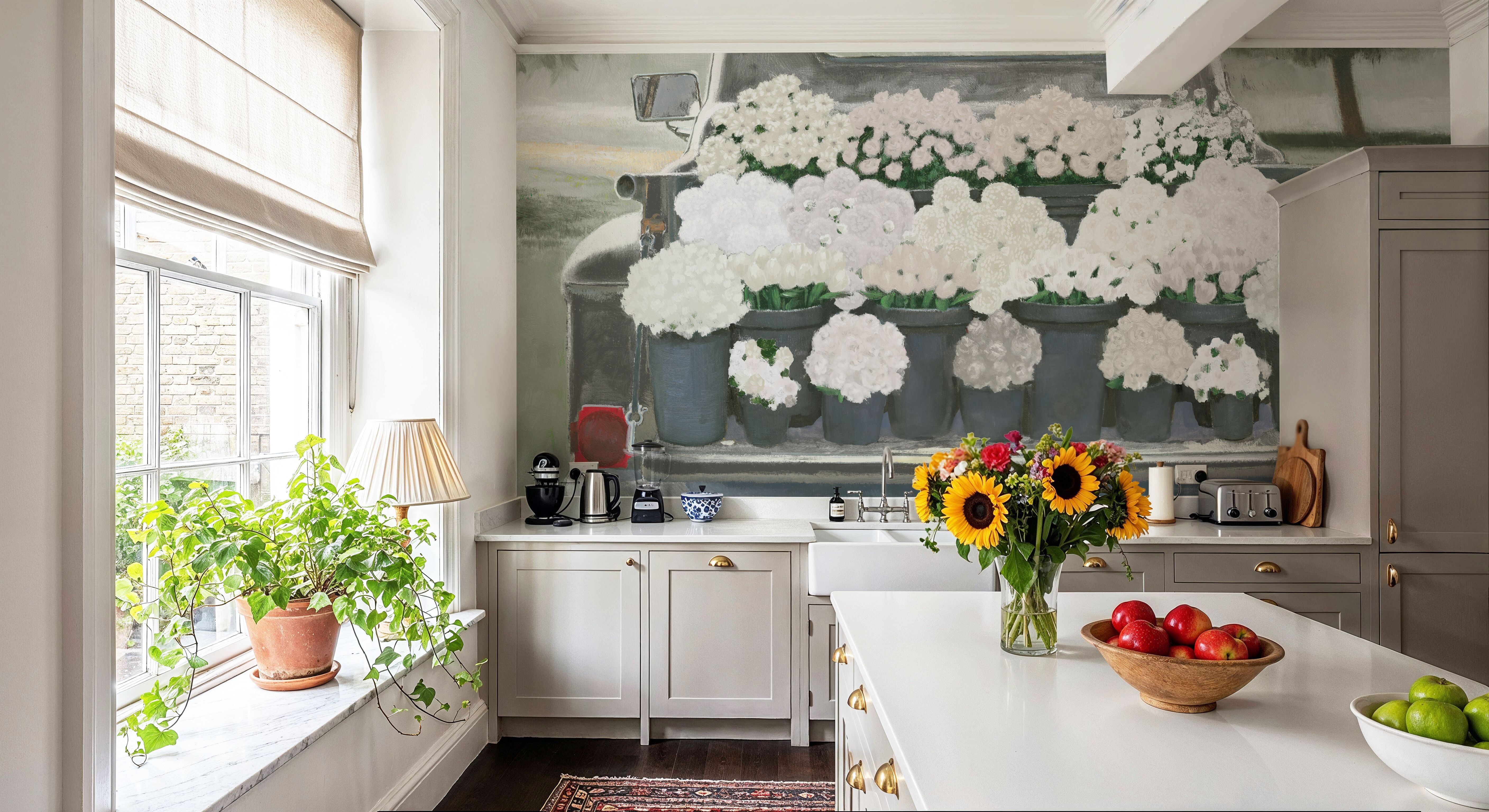 Beautiful Country III Gray White, Wallpaper