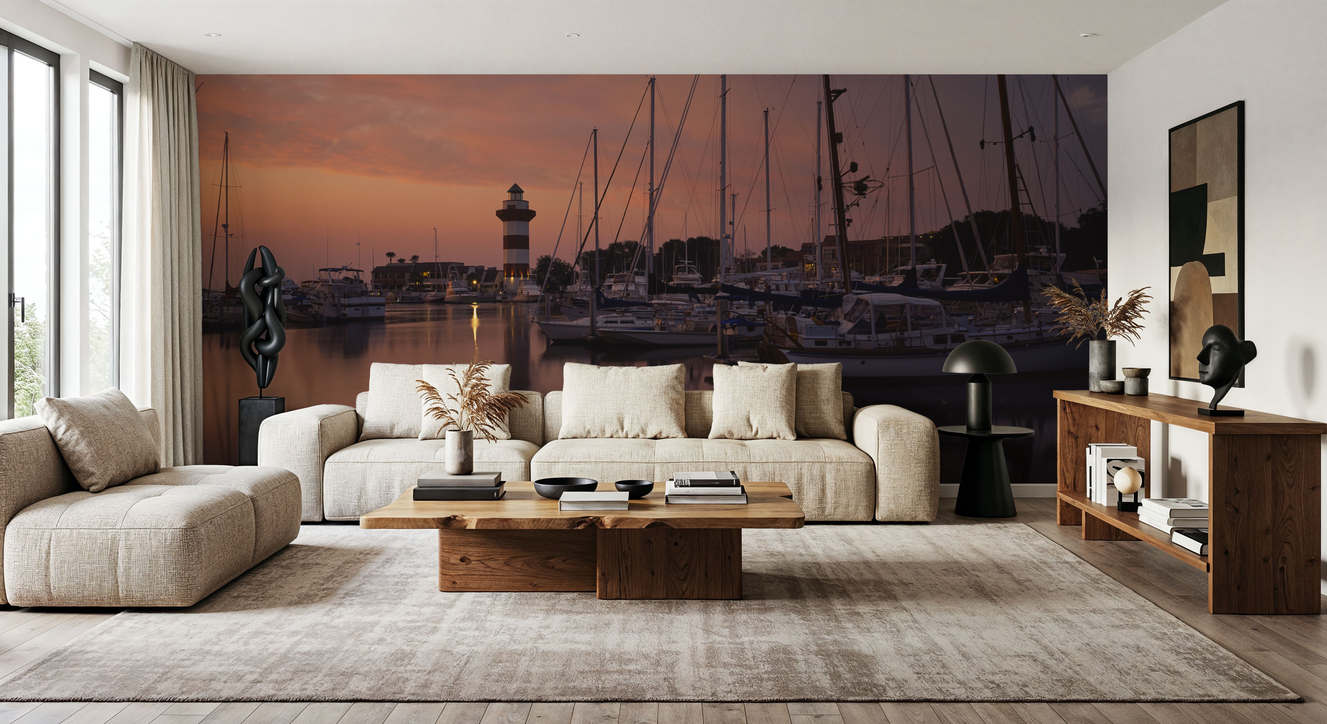 Harbor Lighthouse Sunset