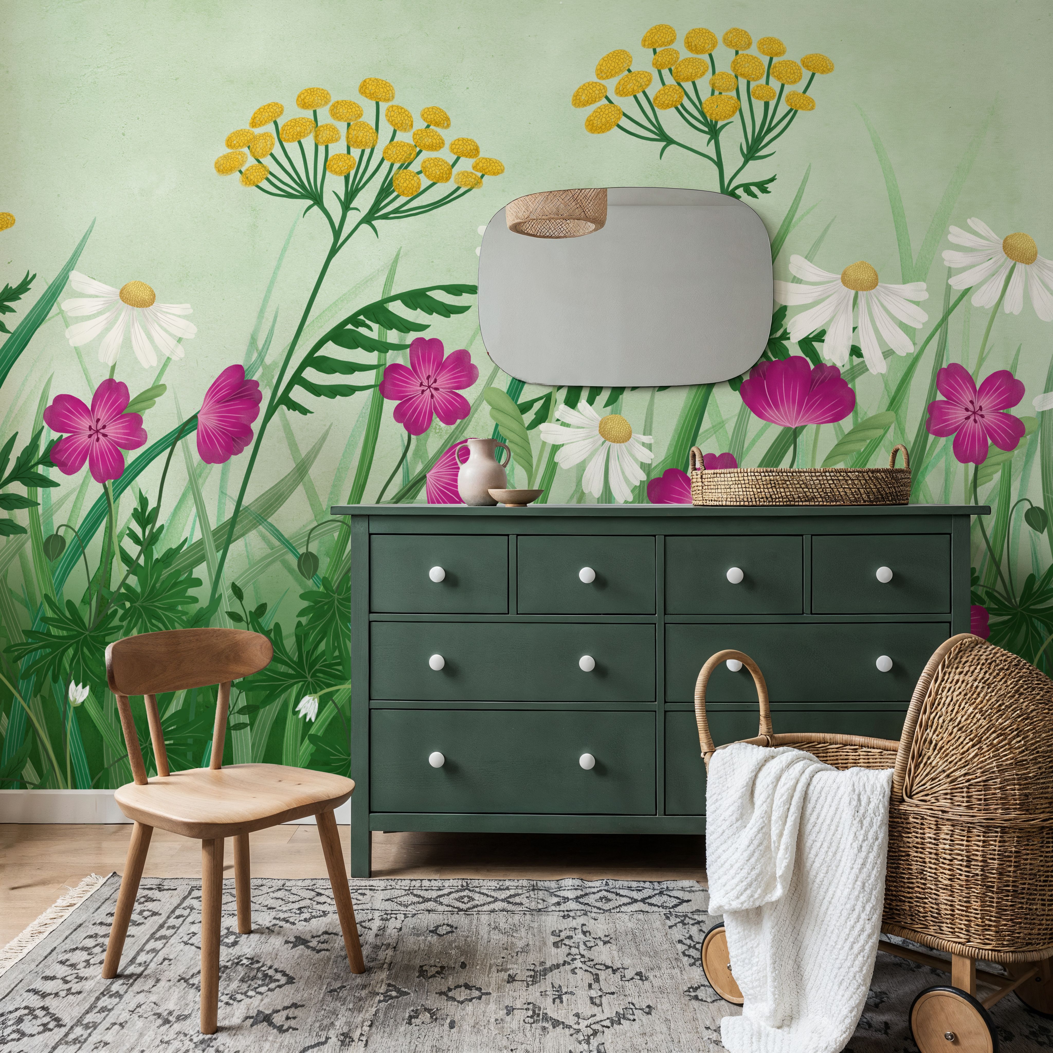 Geranium Meadow, Green