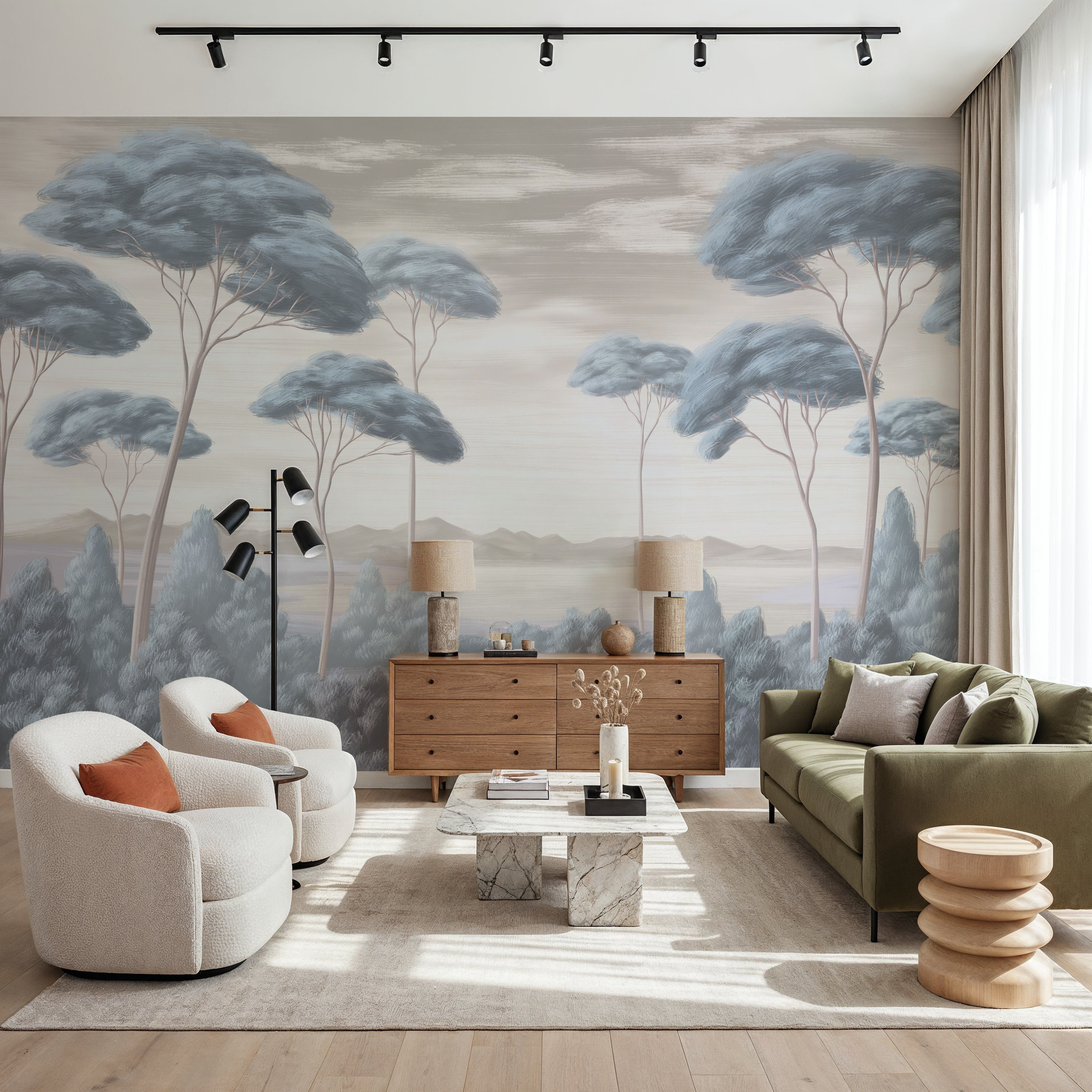 Verdant Horizon, Glacier Blue