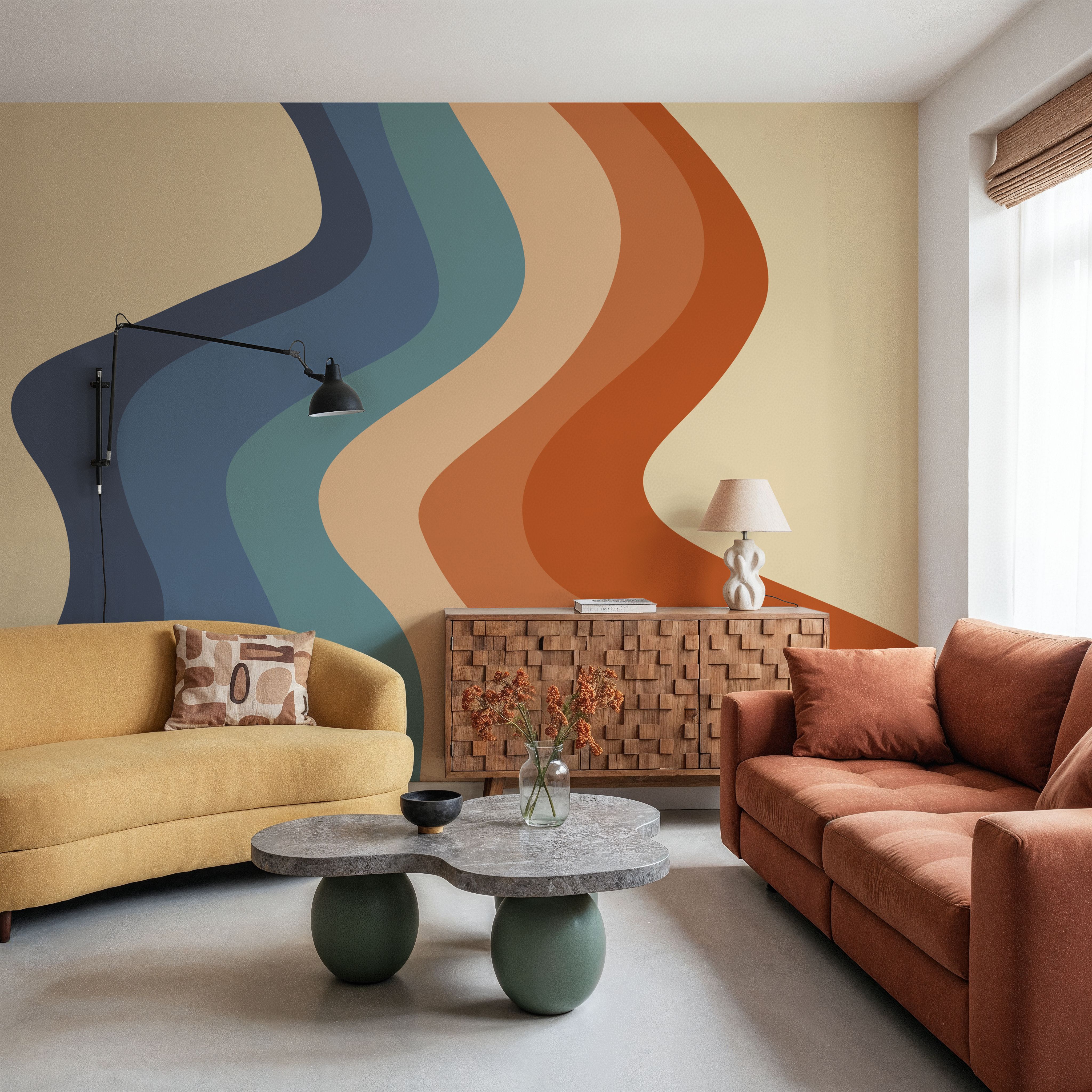 Swirly Hippie Rainbow
