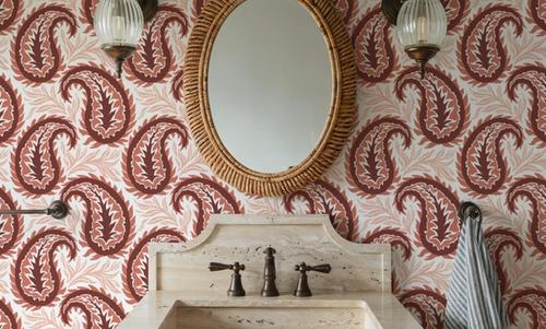 Botanical Paisley, Brick