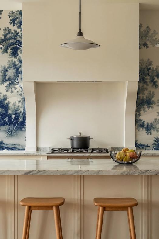 Pastoral Toile, Royal Blue