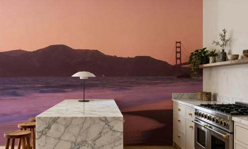 Crimson Bridge Twilight Red