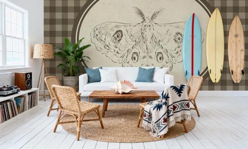 Woodland Moth Gingham