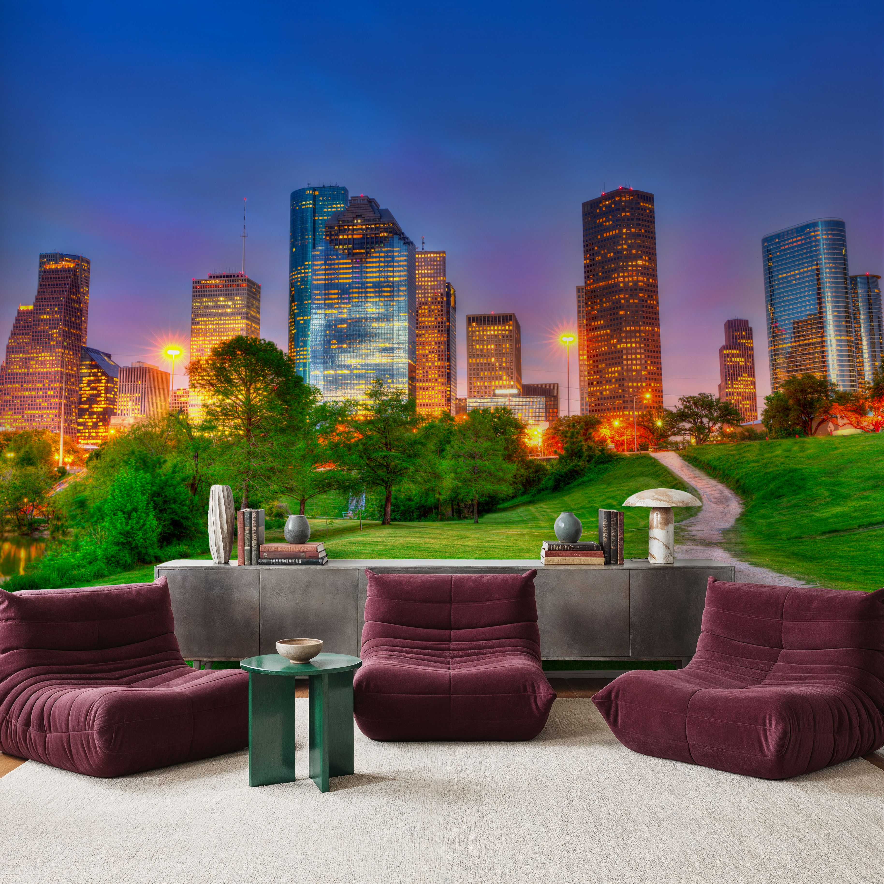 Lush Houston Sunset