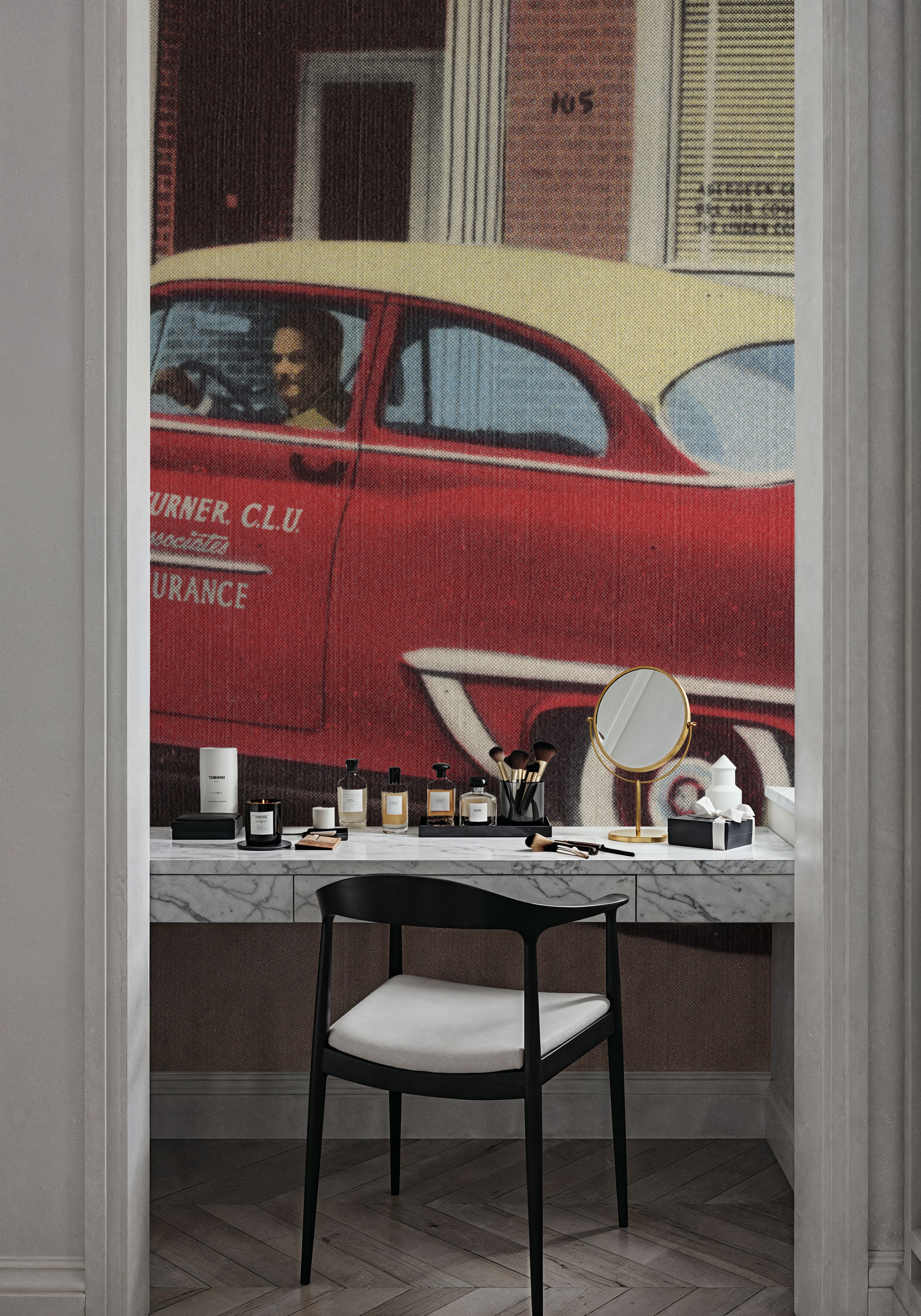 Greetings from your Life Insurance - Screenprint Postcard