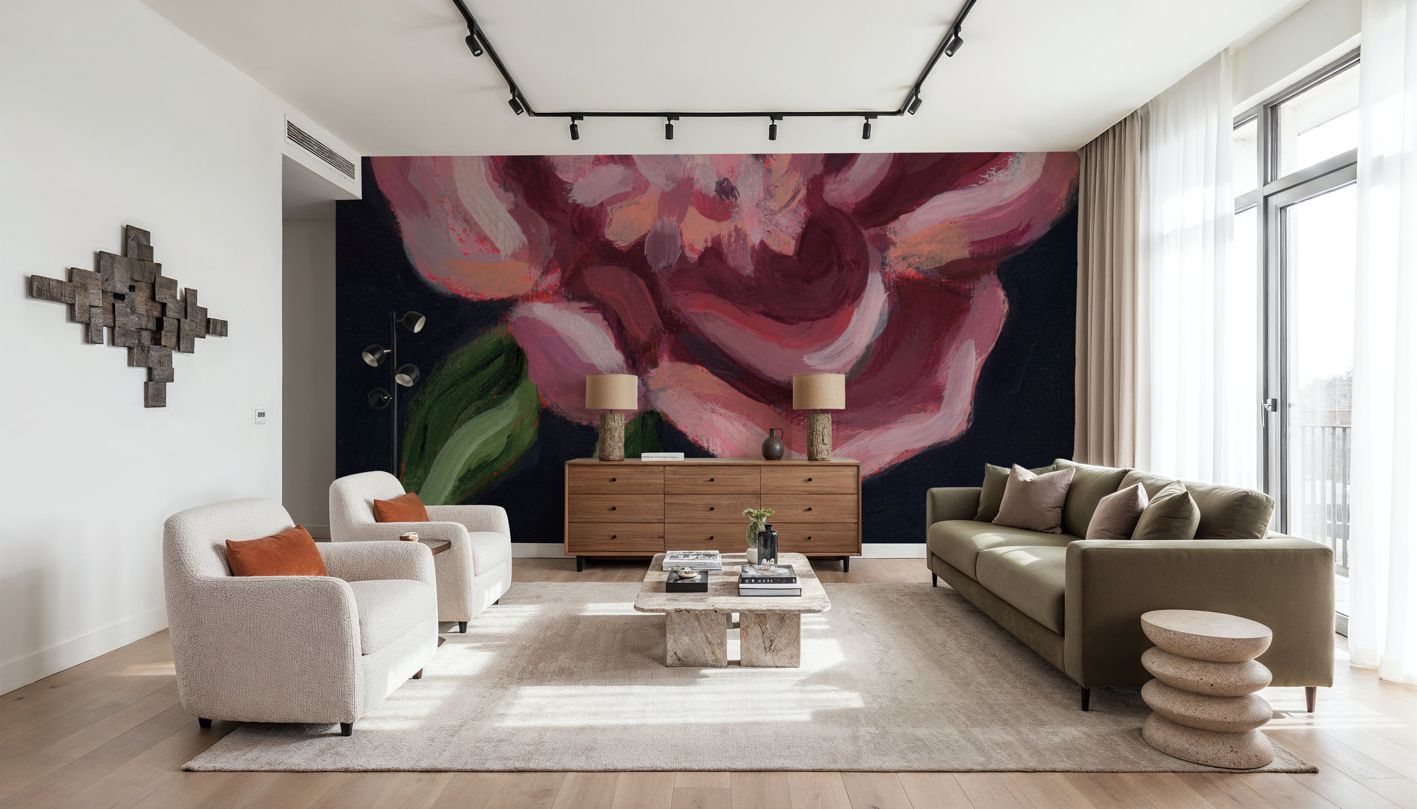 Peony in Black