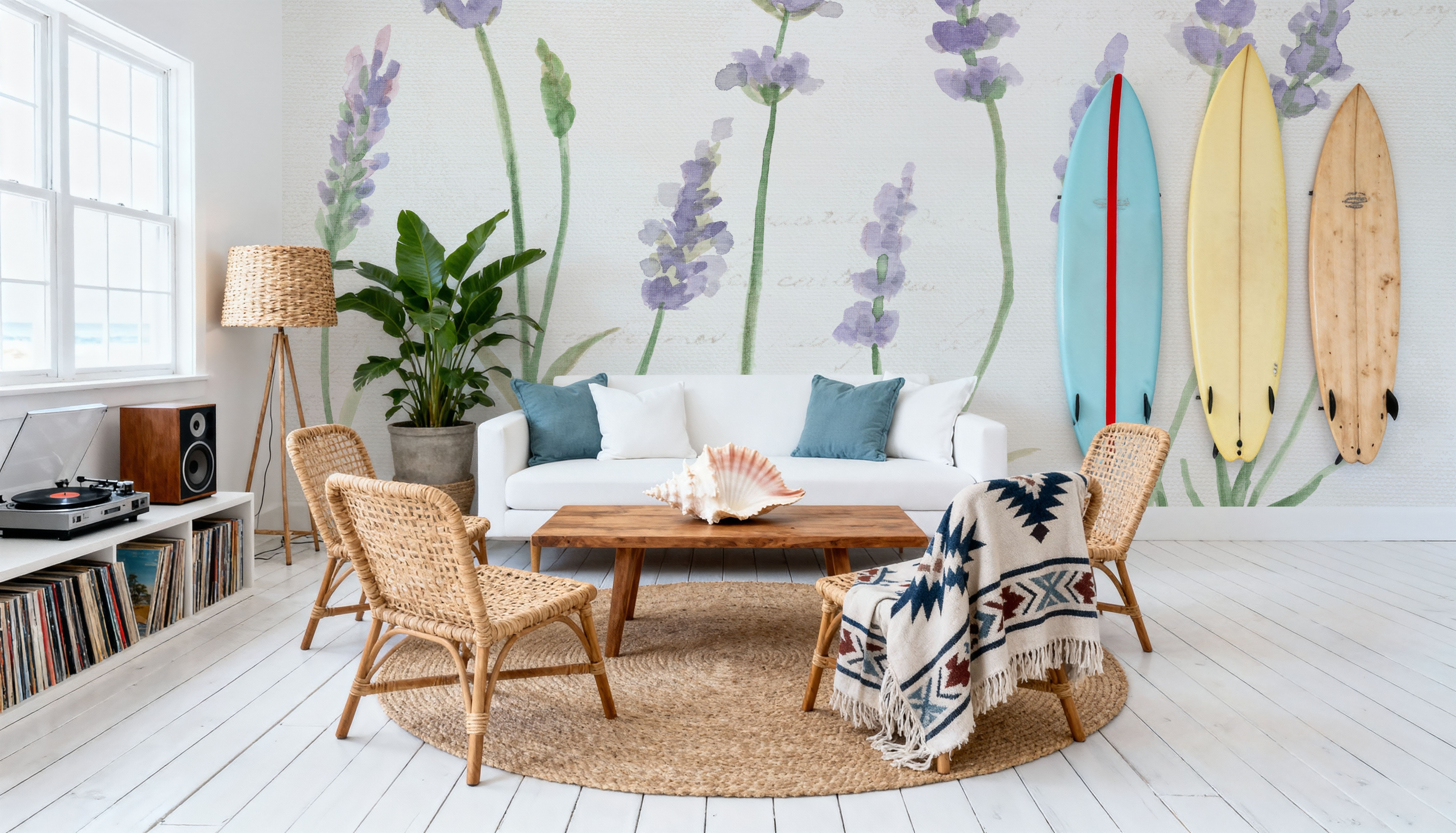 Lavender Fields II, Carte da parati