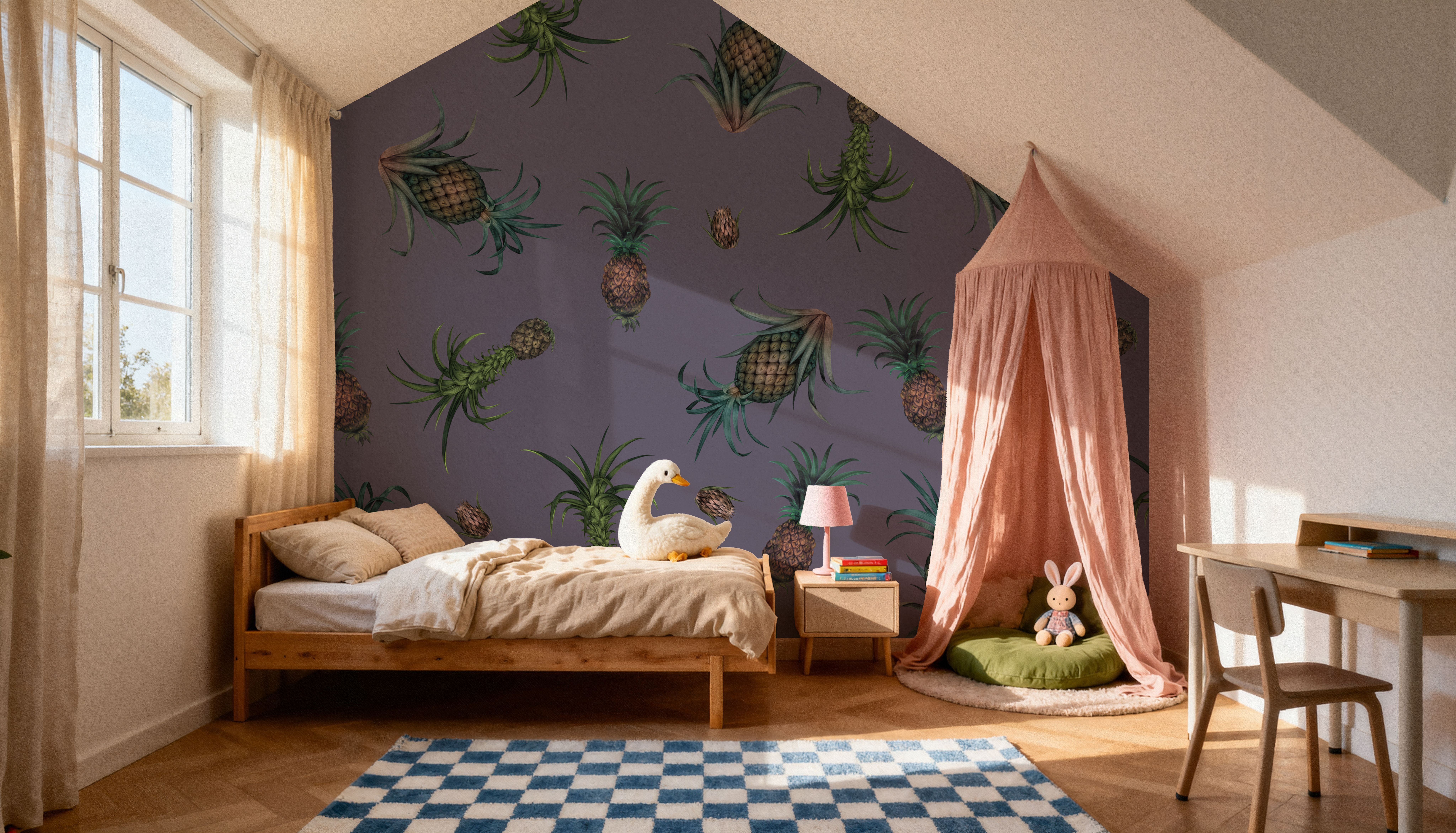 Falling Pineapples, Lilac