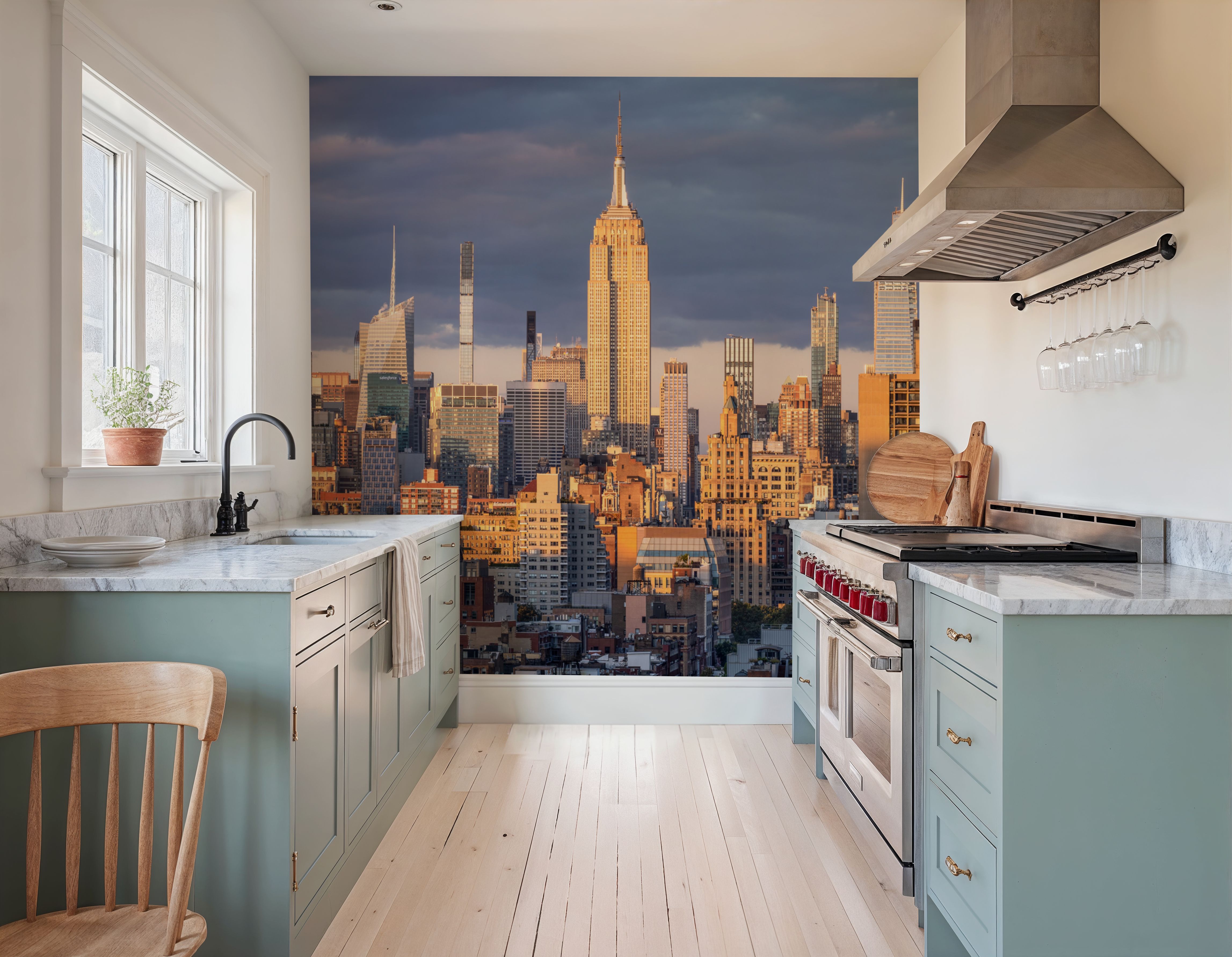 Midtown Sunsets Pt. II, Wallpaper