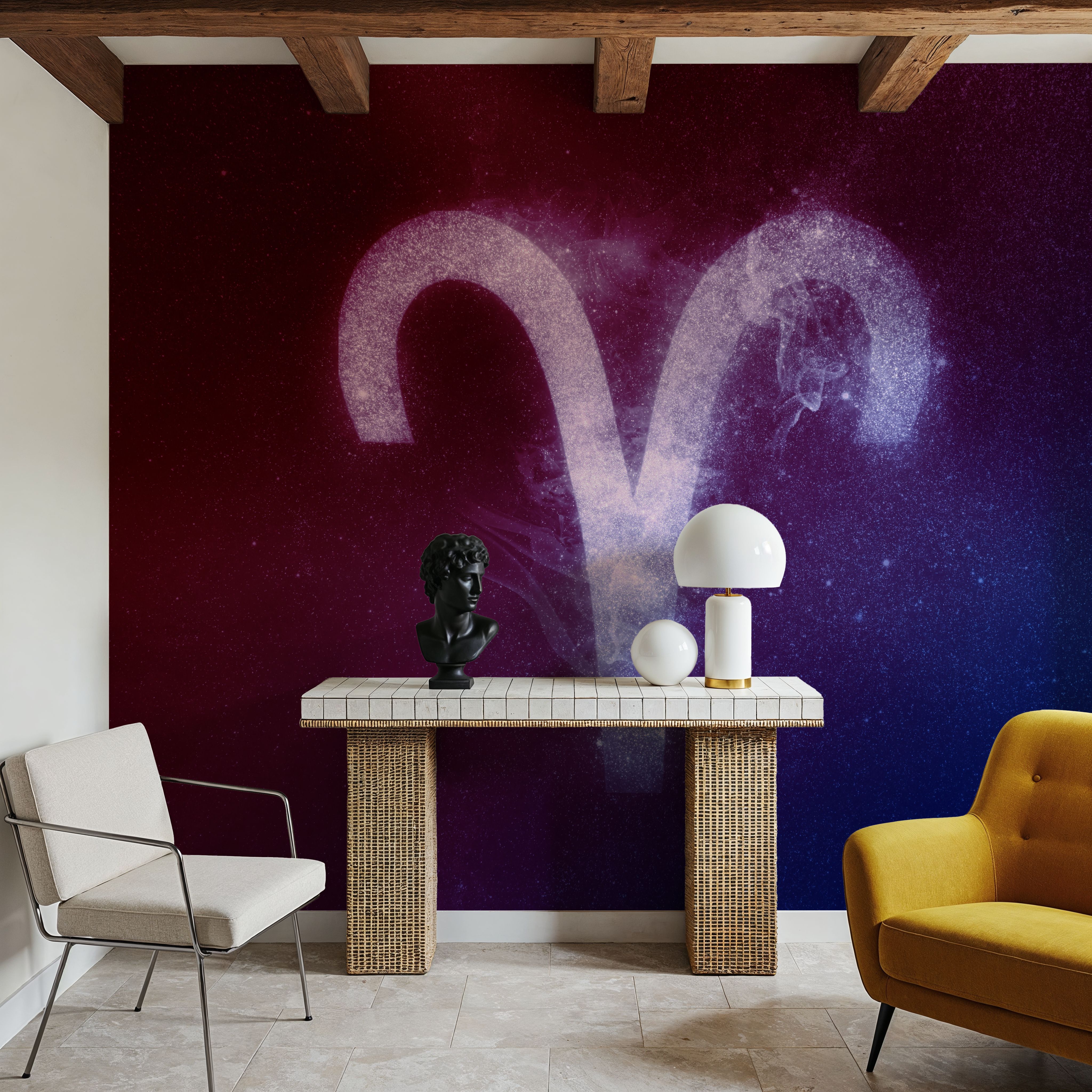 Aries Zodiac of Stars 