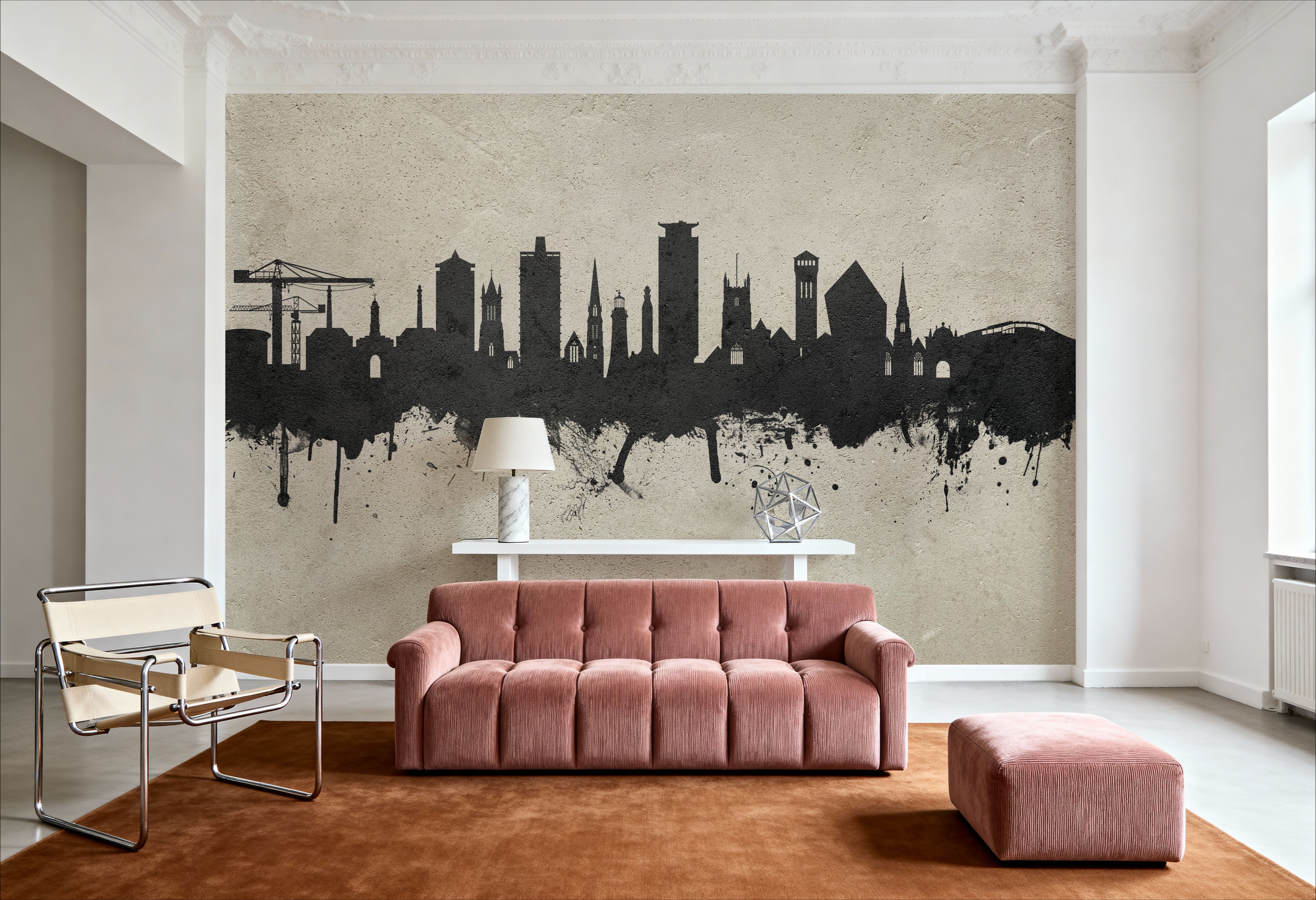 Plymouth England Skyline Concrete