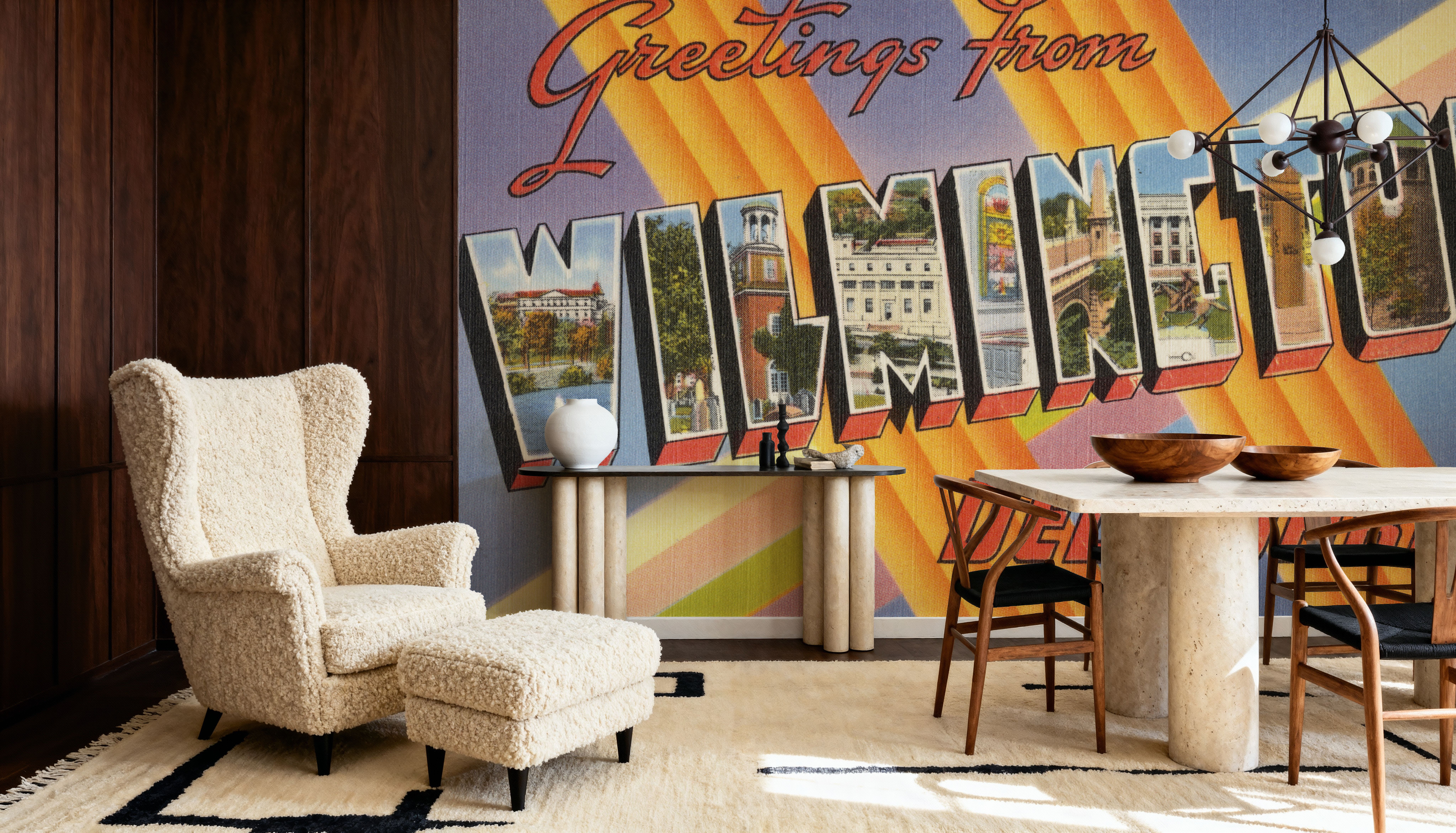 Greetings from Wilmington - Screenprint Postcard